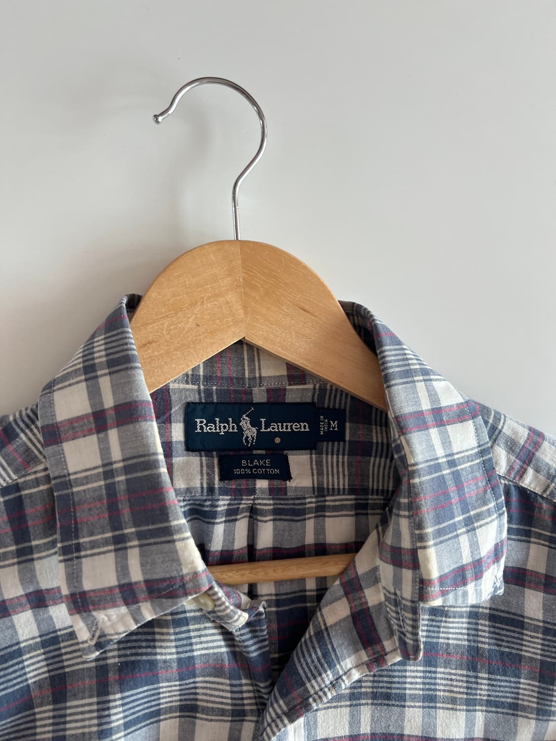 Polo Ralph Lauren 마드라스 코튼 체크 셔츠m 상품이미지2