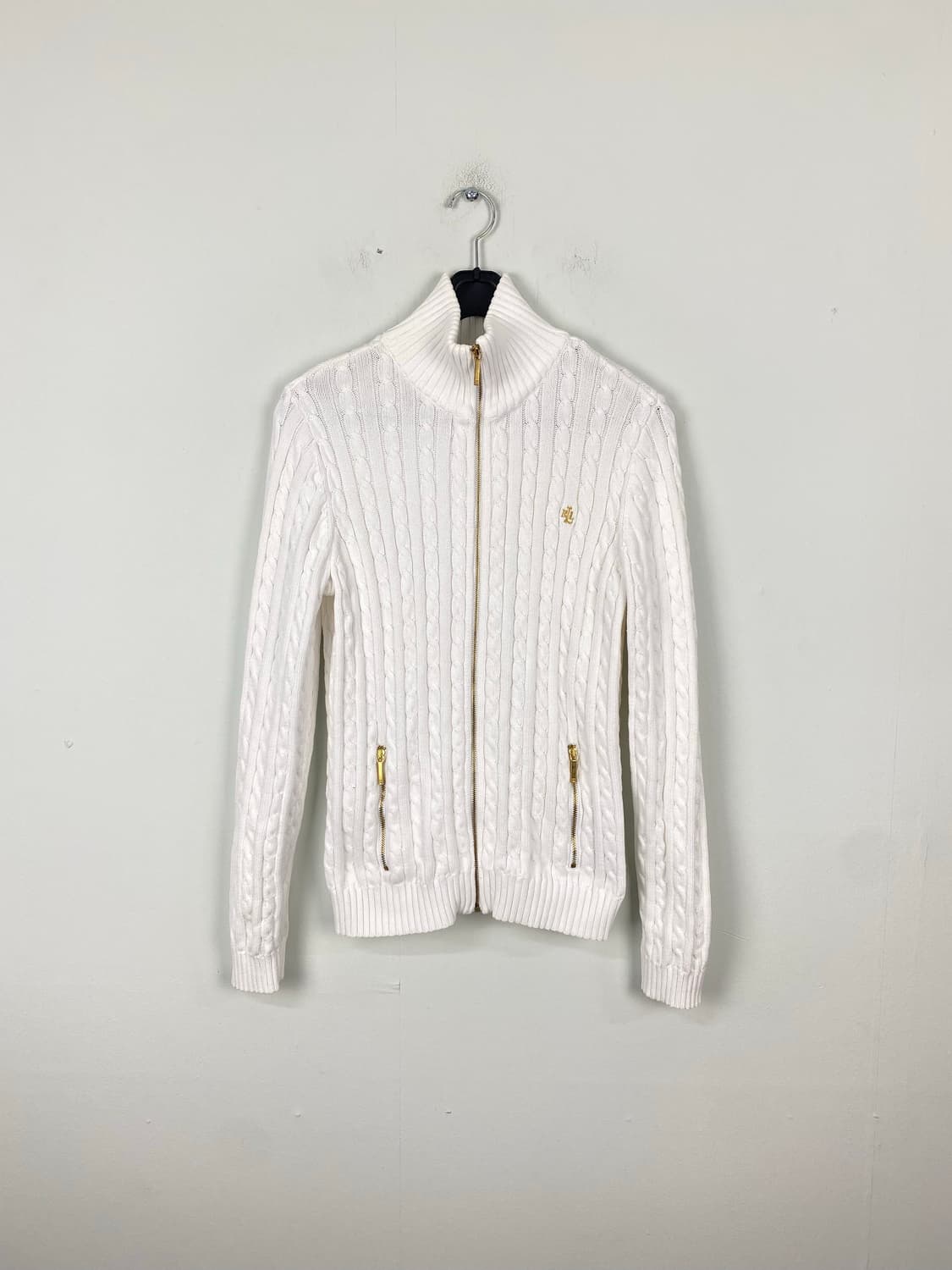 랄프로렌 폴로 꽈배기 니트 집업 M <666> 상품이미지1