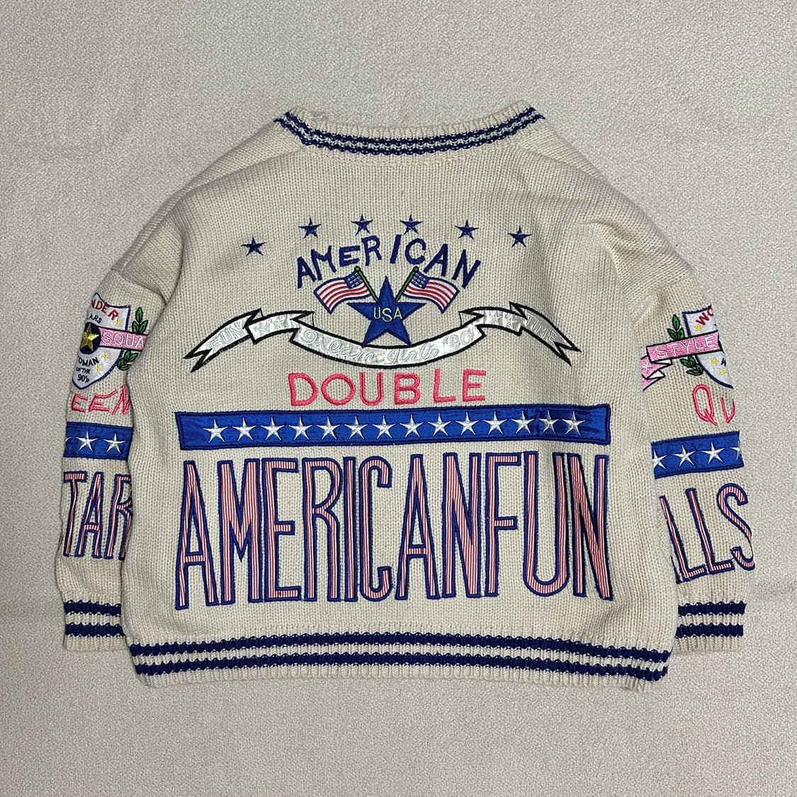 빈티지 아메리칸 니트 가디건 상품이미지3