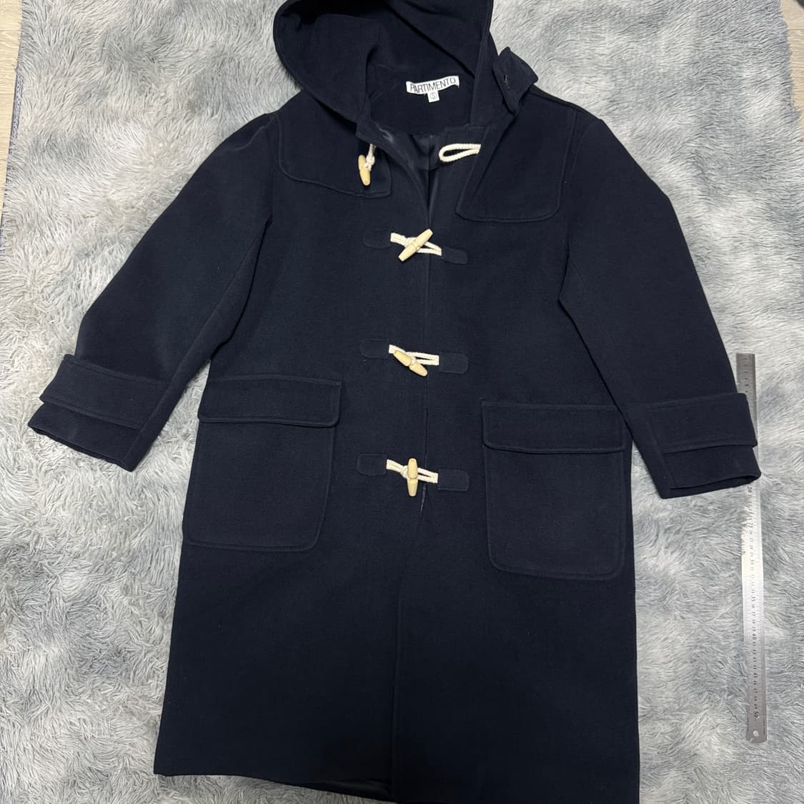 파르티멘토 더플 롱코트 떡볶이코트 S사이즈 상품이미지6