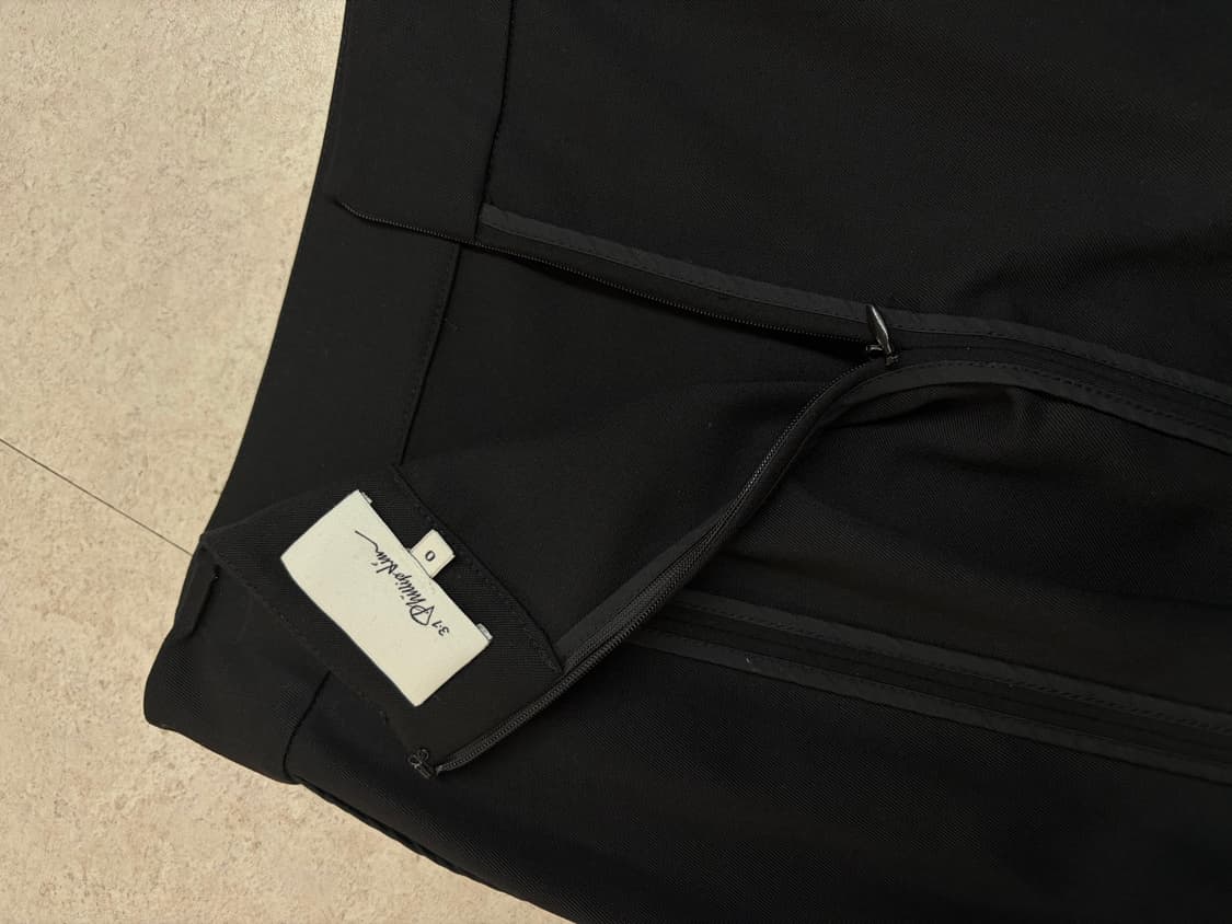 필립림 언발 배색 스커트  상품이미지3