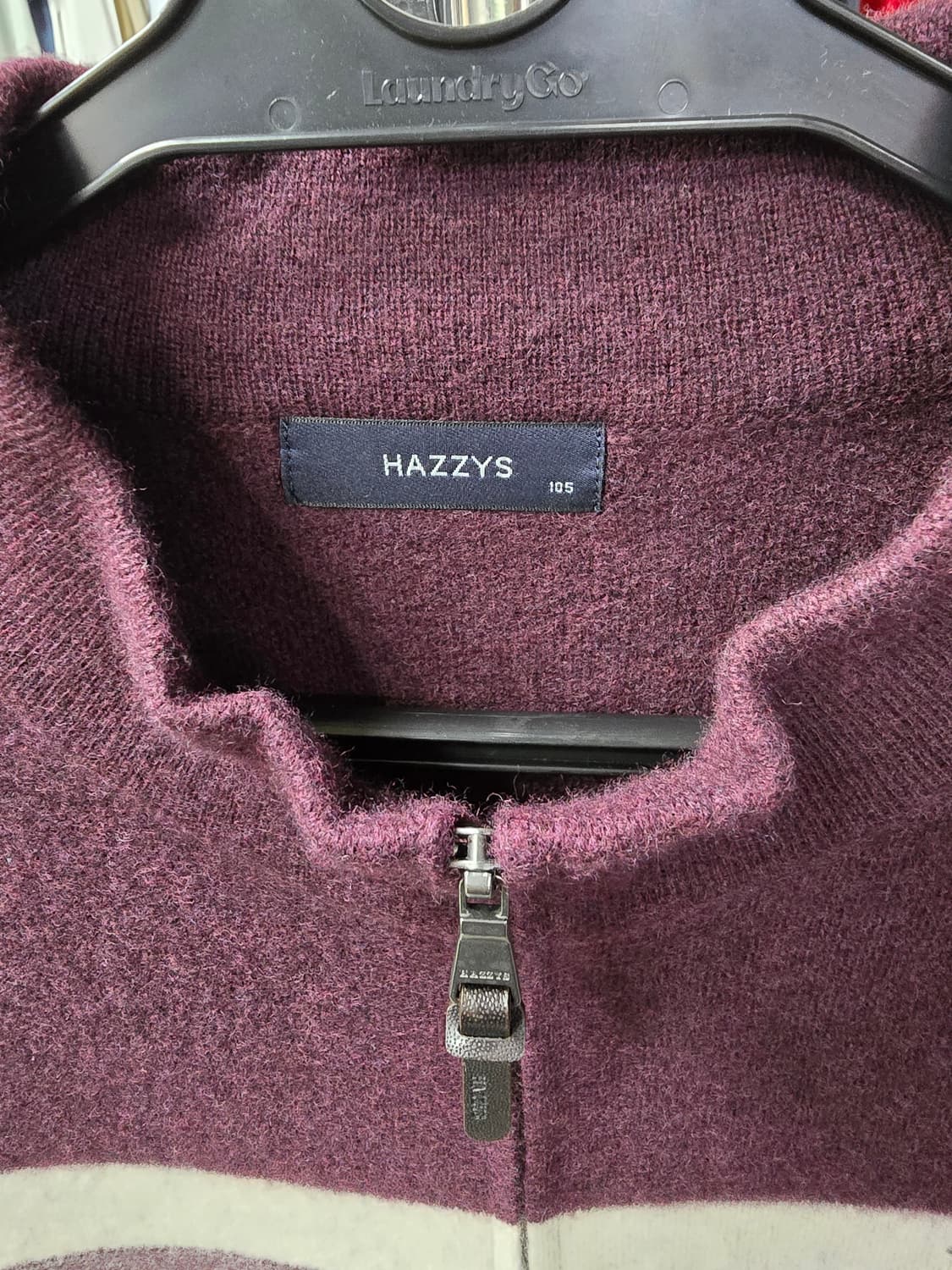 헤지스 울 짚업 가디건 (1351) 상품이미지3