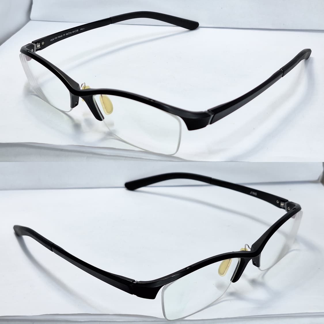 JINS 진스 MUN-195-193AD 에어프레임 슬림 엣지 반무테 안경 상품이미지6