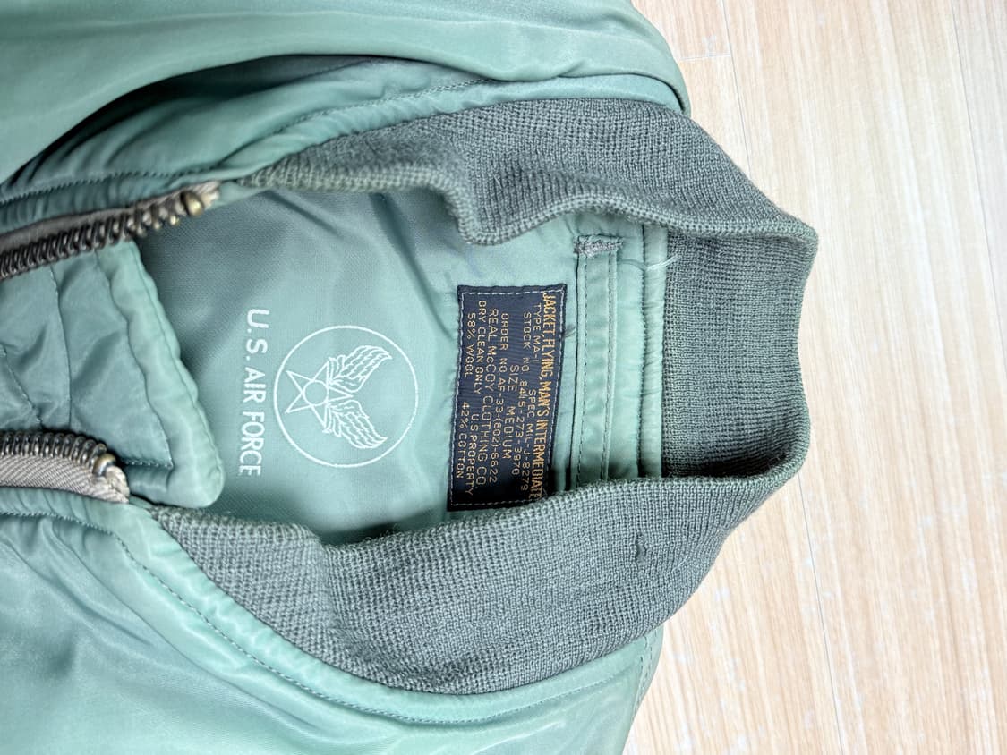 리얼맥코이 90s ma1 상품이미지2