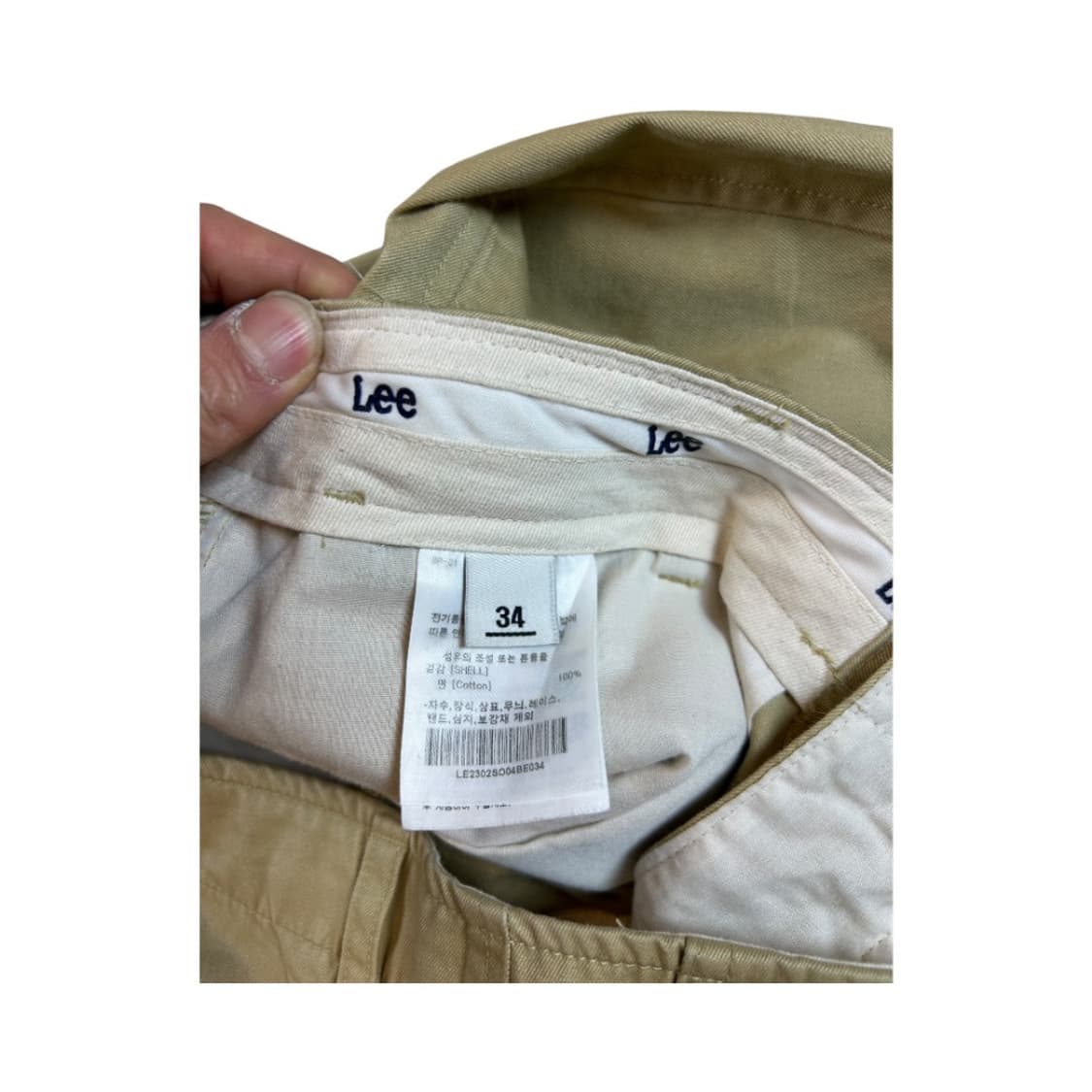 L) 리 워크웨어 치노쇼츠 BC-006 상품이미지3