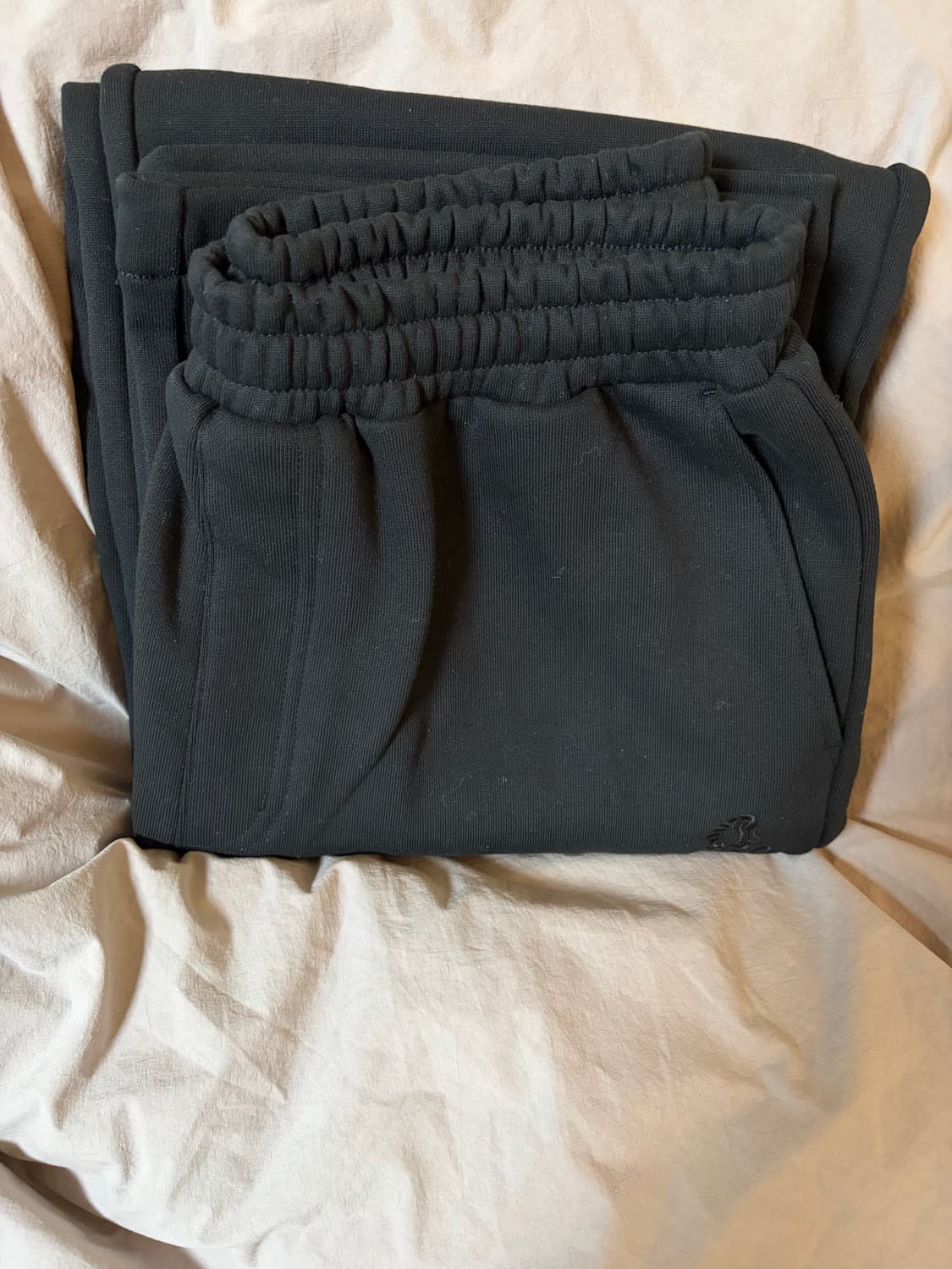 새상품: 유니폼브릿지 스웨트팬츠 블랙 상품이미지3