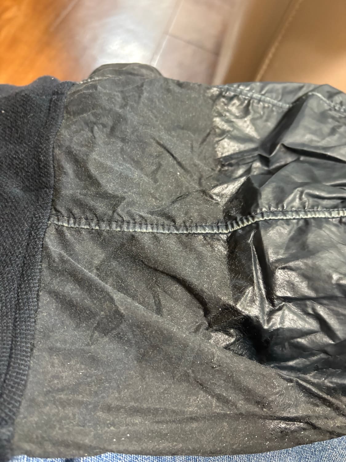 스톤아일랜드 나일론 믹스 후드집업 상품이미지2