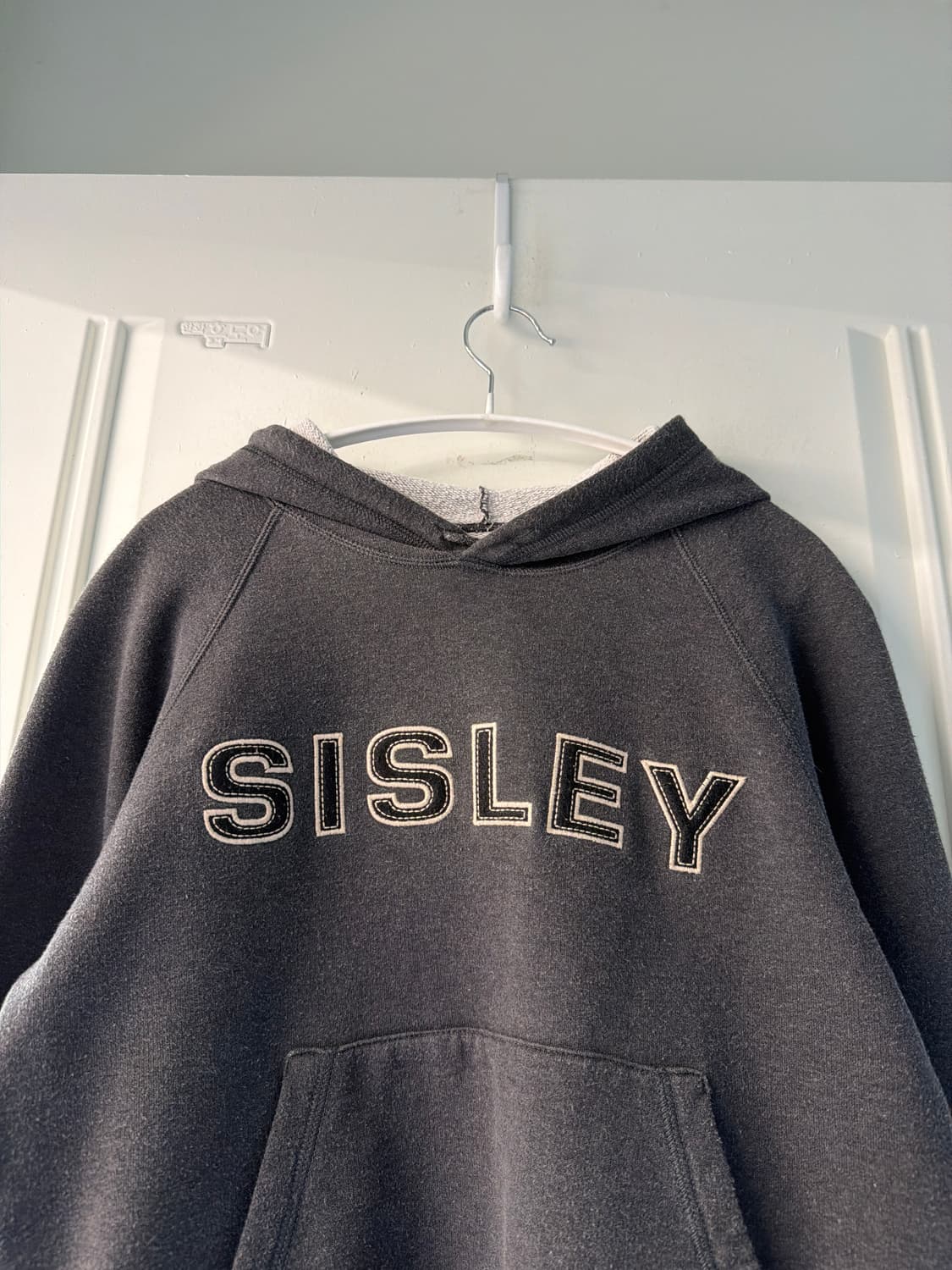일본빈티지 시슬리 자수 후드스웻 상품이미지6