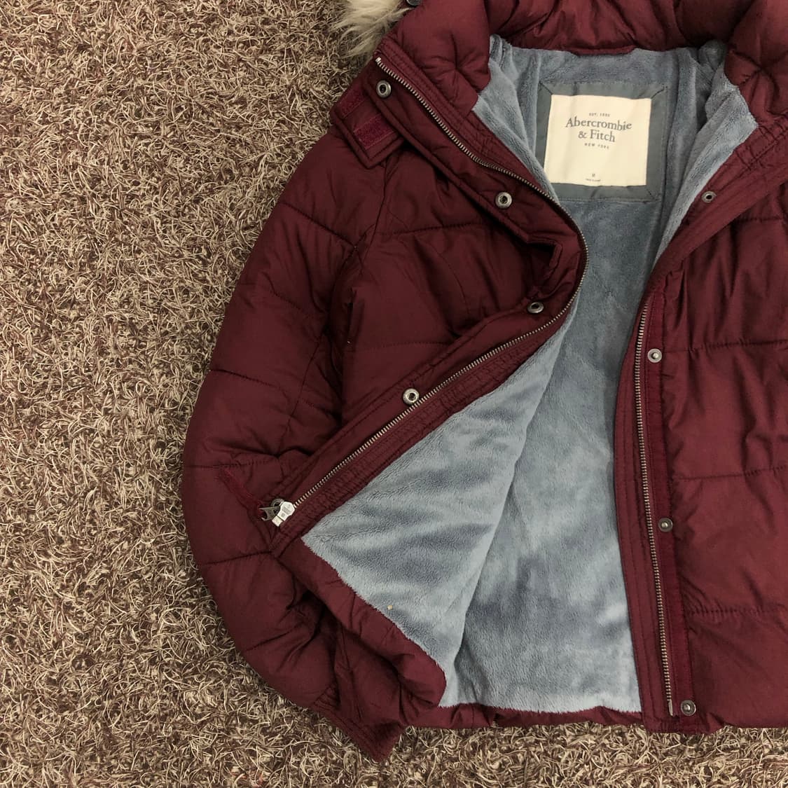 아베크롬비 푸퍼 후드 퍼 패딩 점퍼 상품이미지2