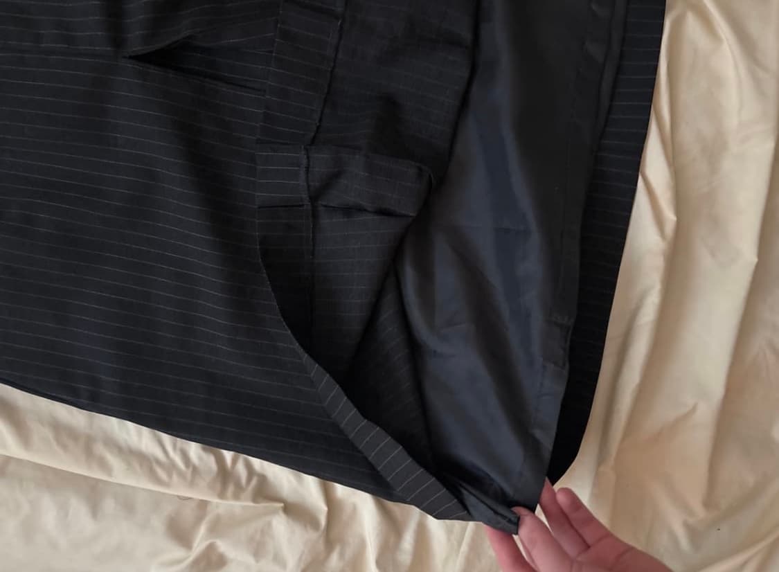 빈티지 핀스트라이프 스커트 상품이미지2