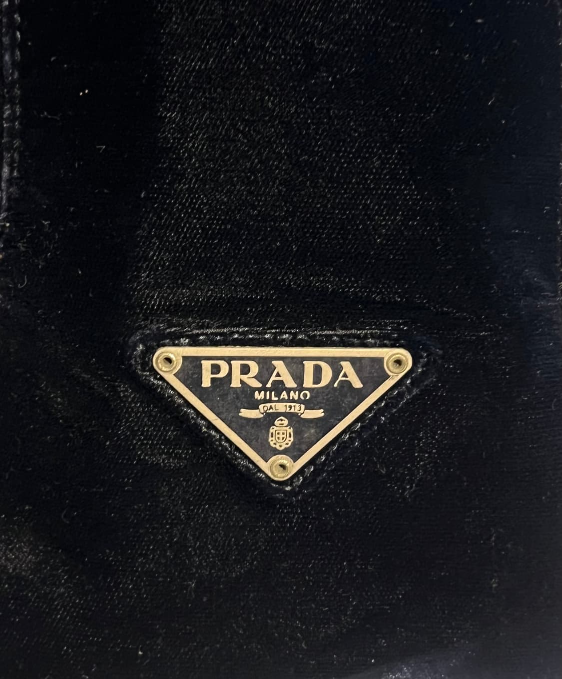 프라다 블루 벨벳 숄더백 상품이미지6