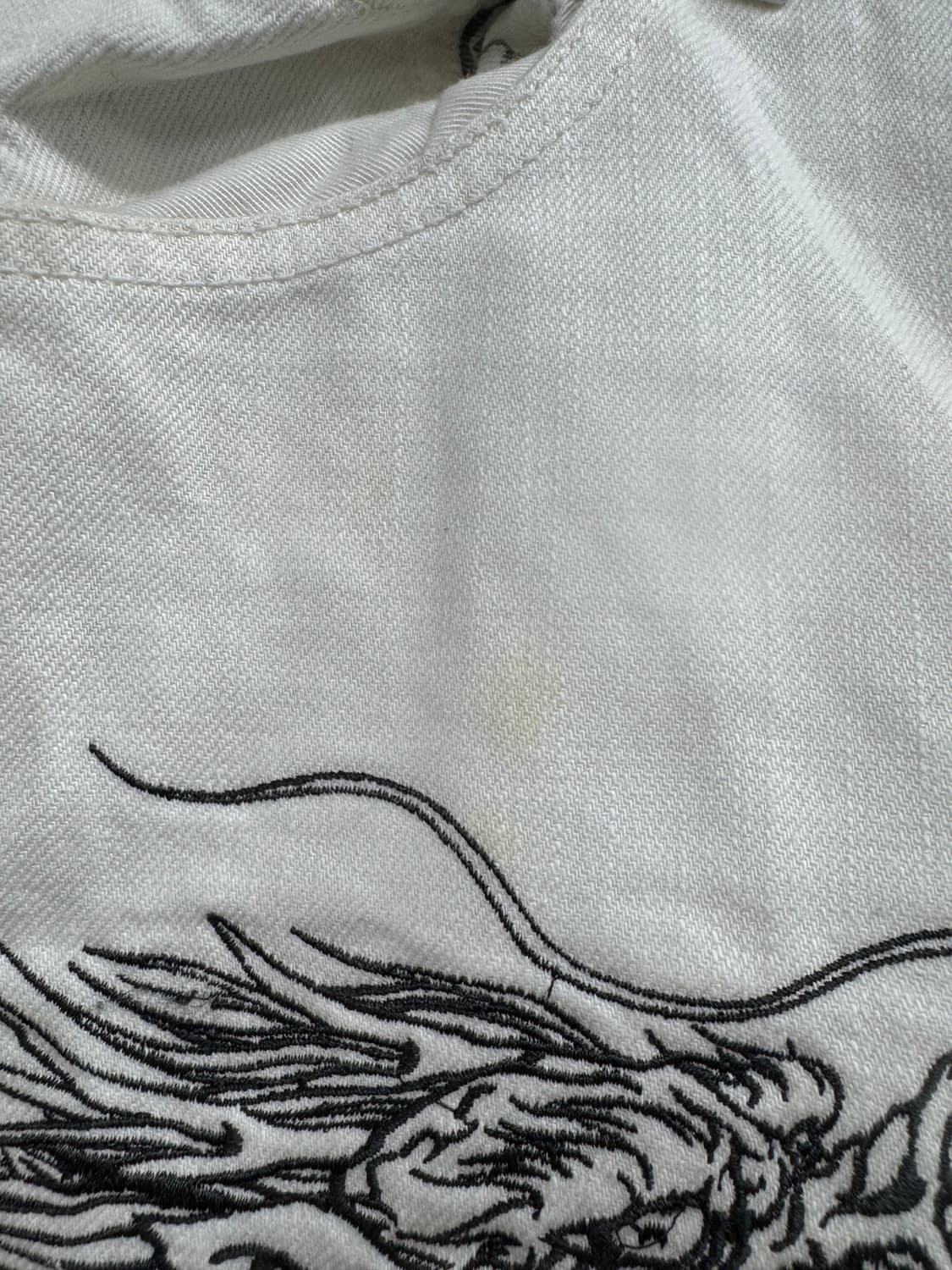 카라쿠리 타마시 오리엔탈 데님 반바지 상품이미지8