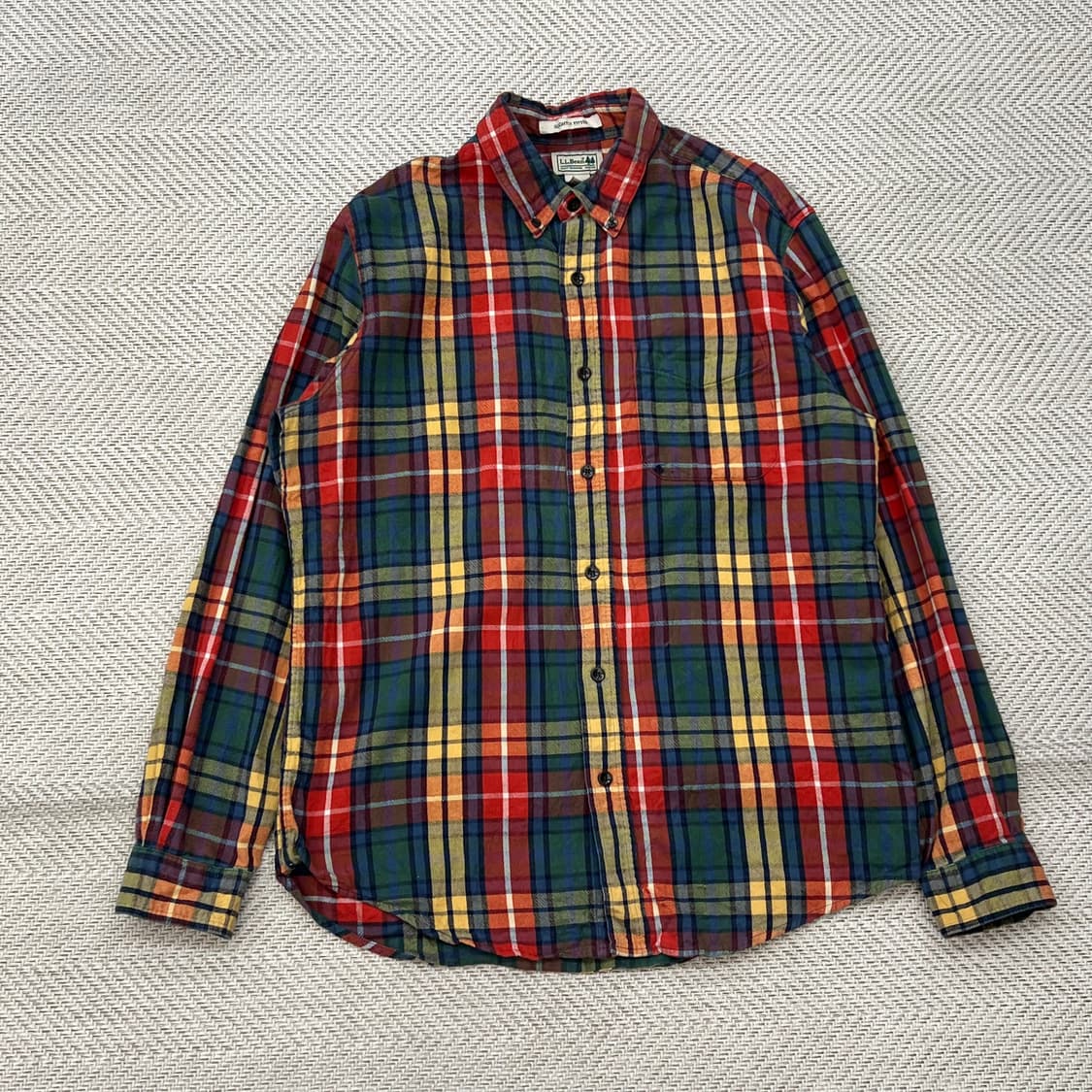 엘엘빈 워크 체크셔츠 r2312 상품이미지1