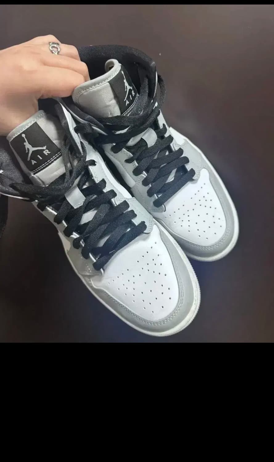 나이키 조던 1 미드 라이트 스모크 그레이 상품이미지3