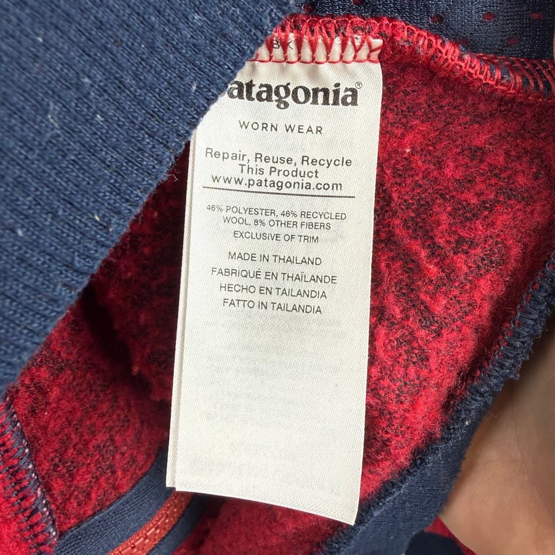 (L) 파타고니아 부클 플리스 집업 자켓 상품이미지5