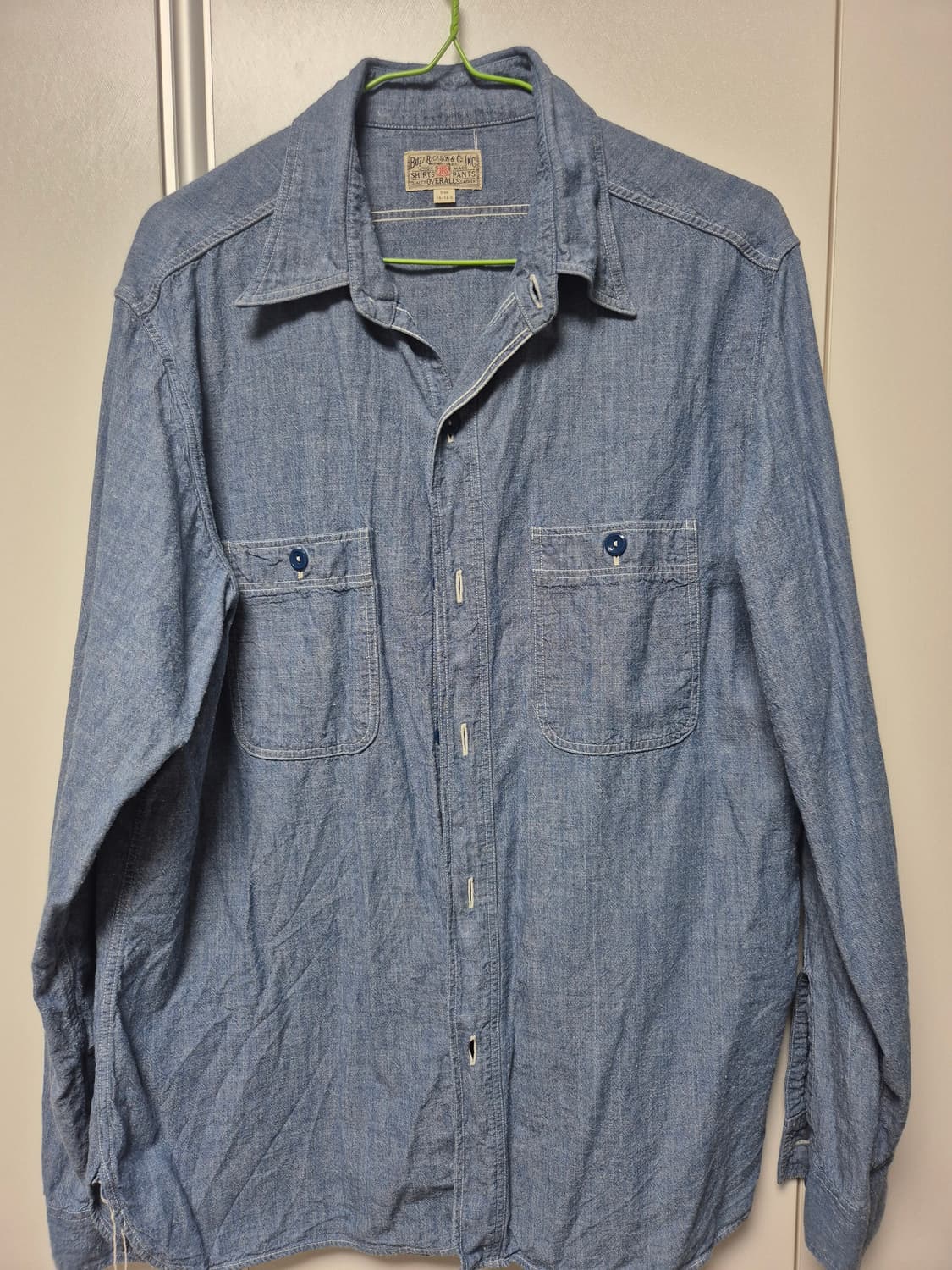 버즈릭슨 샴브레이 셔츠 16사이즈 상품이미지1