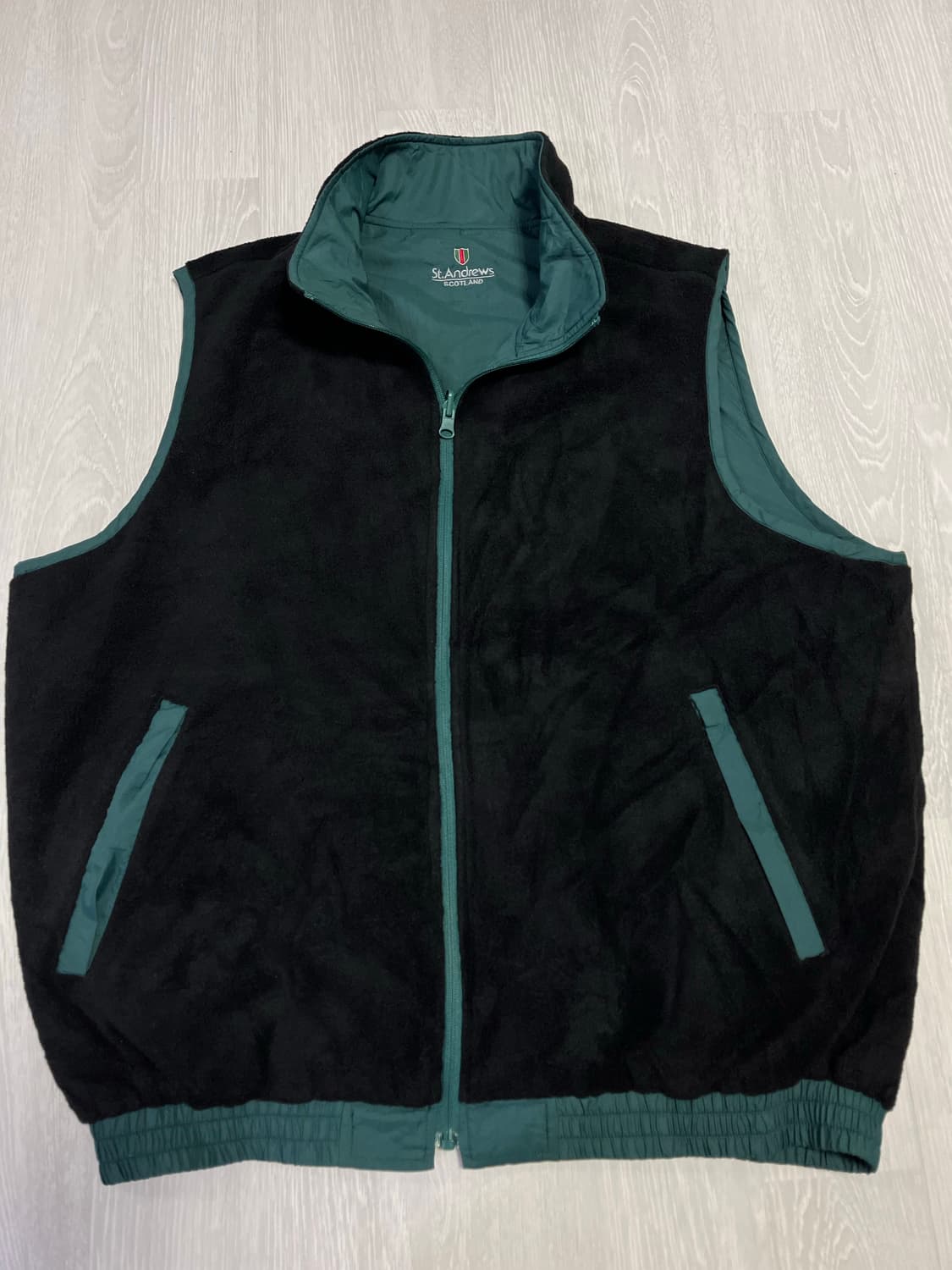 세인트앤드류스 빈티지 양면 후리스조끼 L-XL 상품이미지2