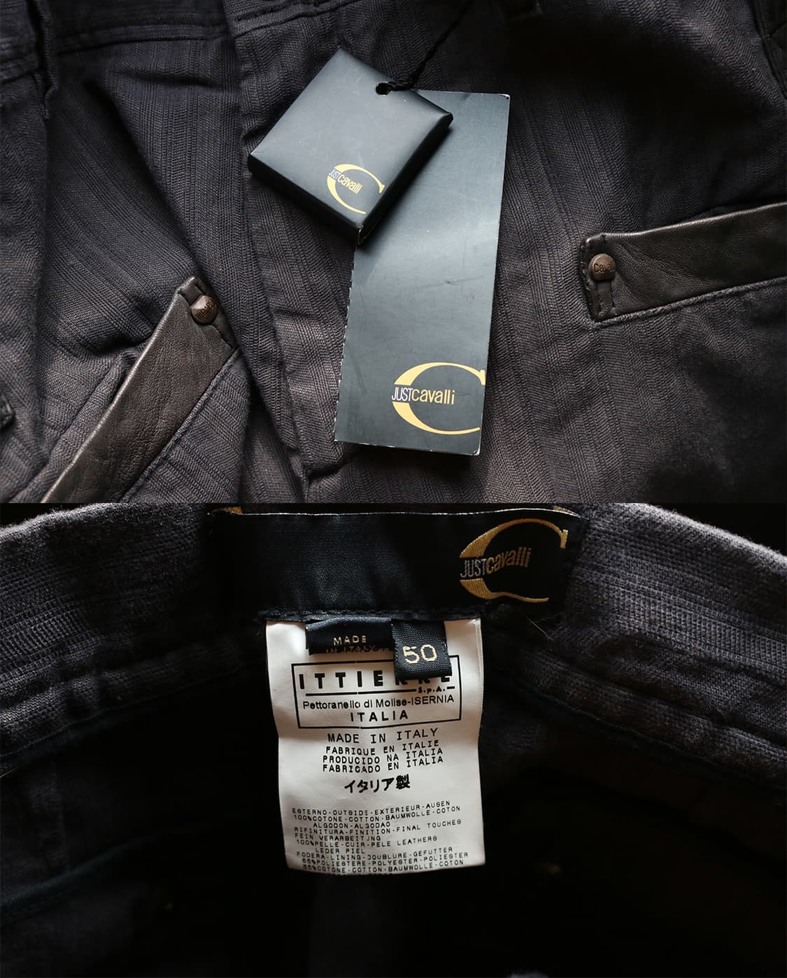 저스트 카발리 핀스트라이프 팬츠 상품이미지9