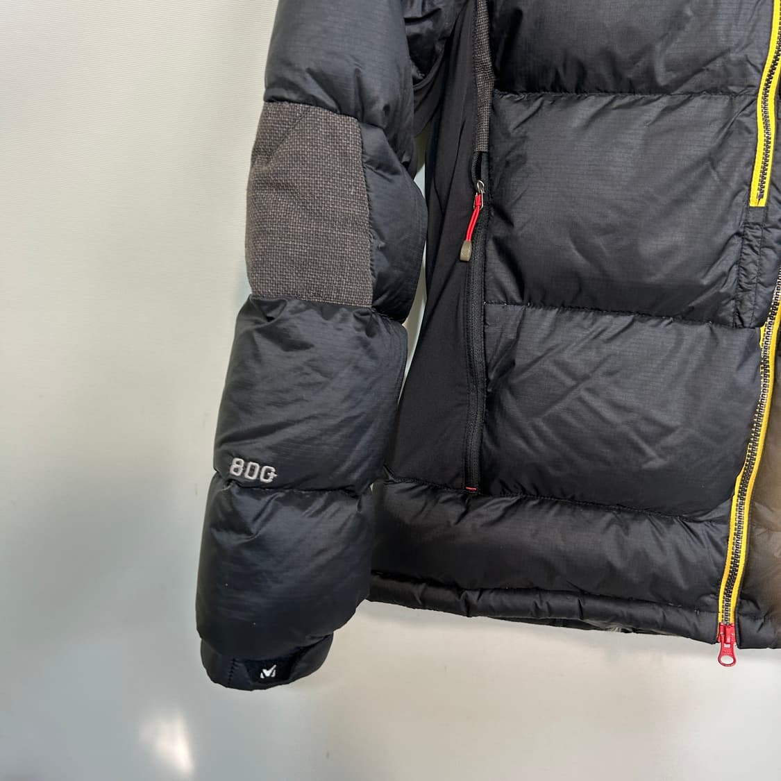 밀레 남성 구스다운 800필 윈드스토퍼 패딩 110 상품이미지2