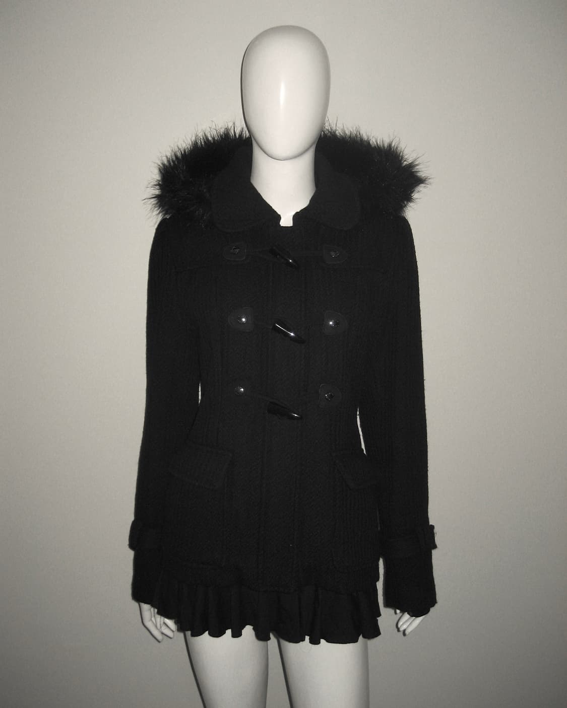 GUESS 게스 퍼 후드 떡볶이 코트 자켓 상품이미지4