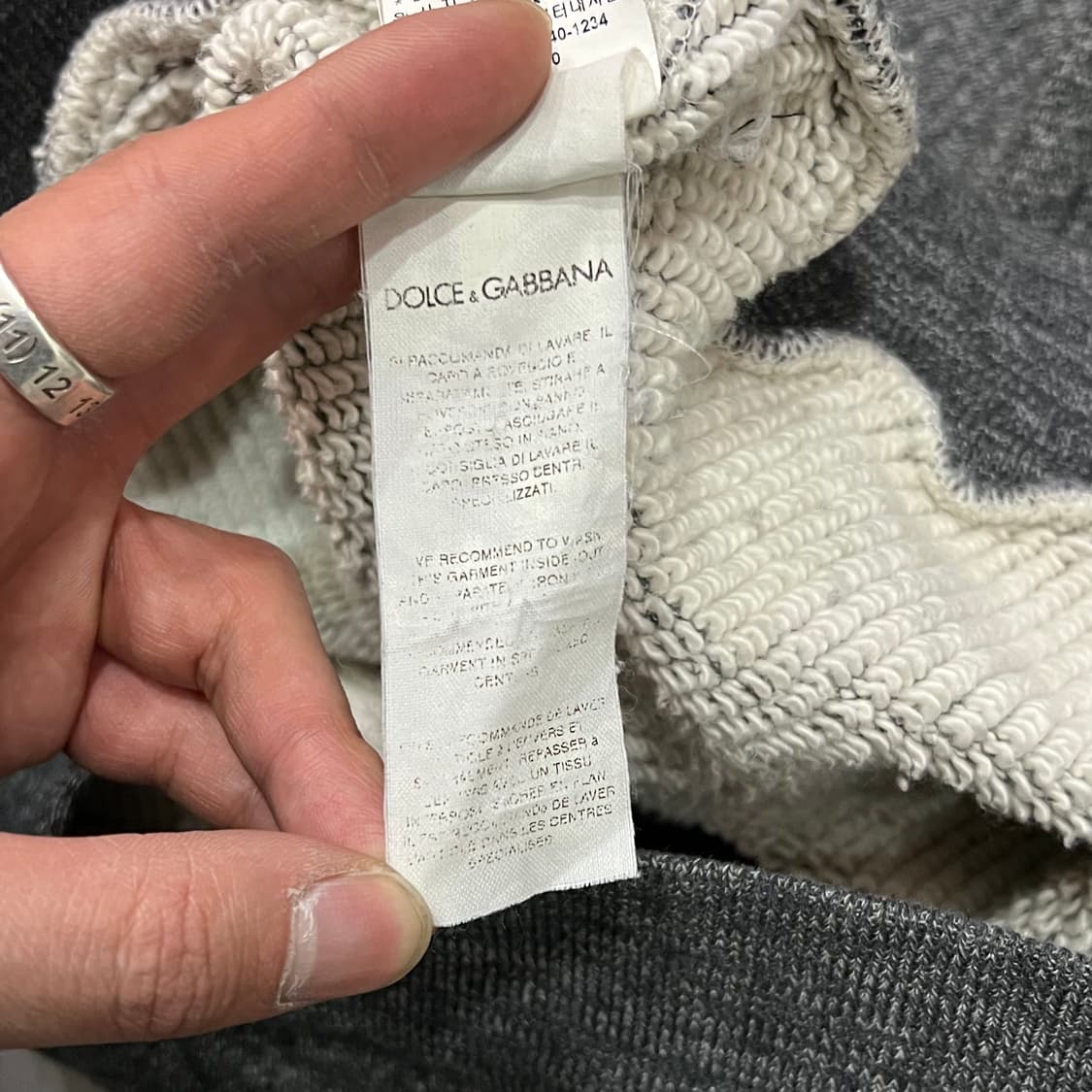  돌체앤가바나 로고 후드 집업 y14819 상품이미지10