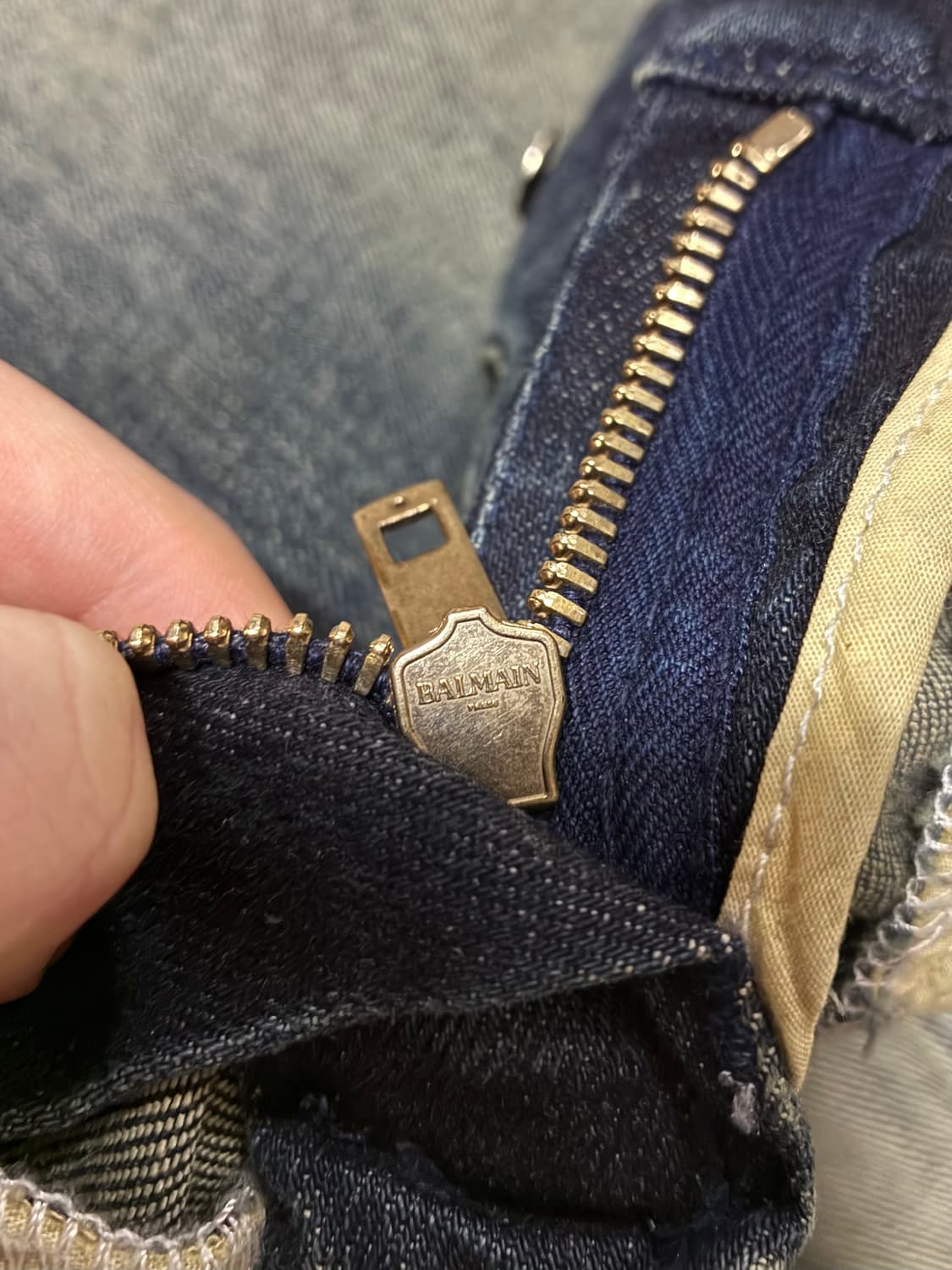 발망 클래식 슬림핏 녹워싱 바이커진 상품이미지9