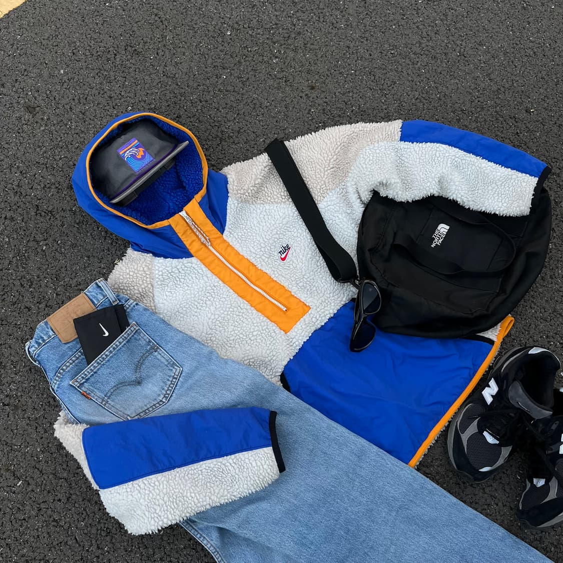 Nike Heritage Sherpa Anorak Jacket 상품이미지9