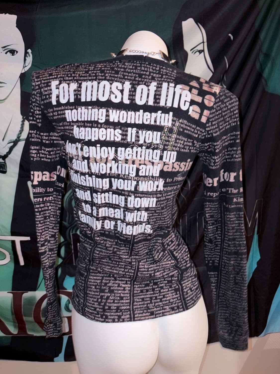 Gothic long-sleeve graphic top 상품이미지2