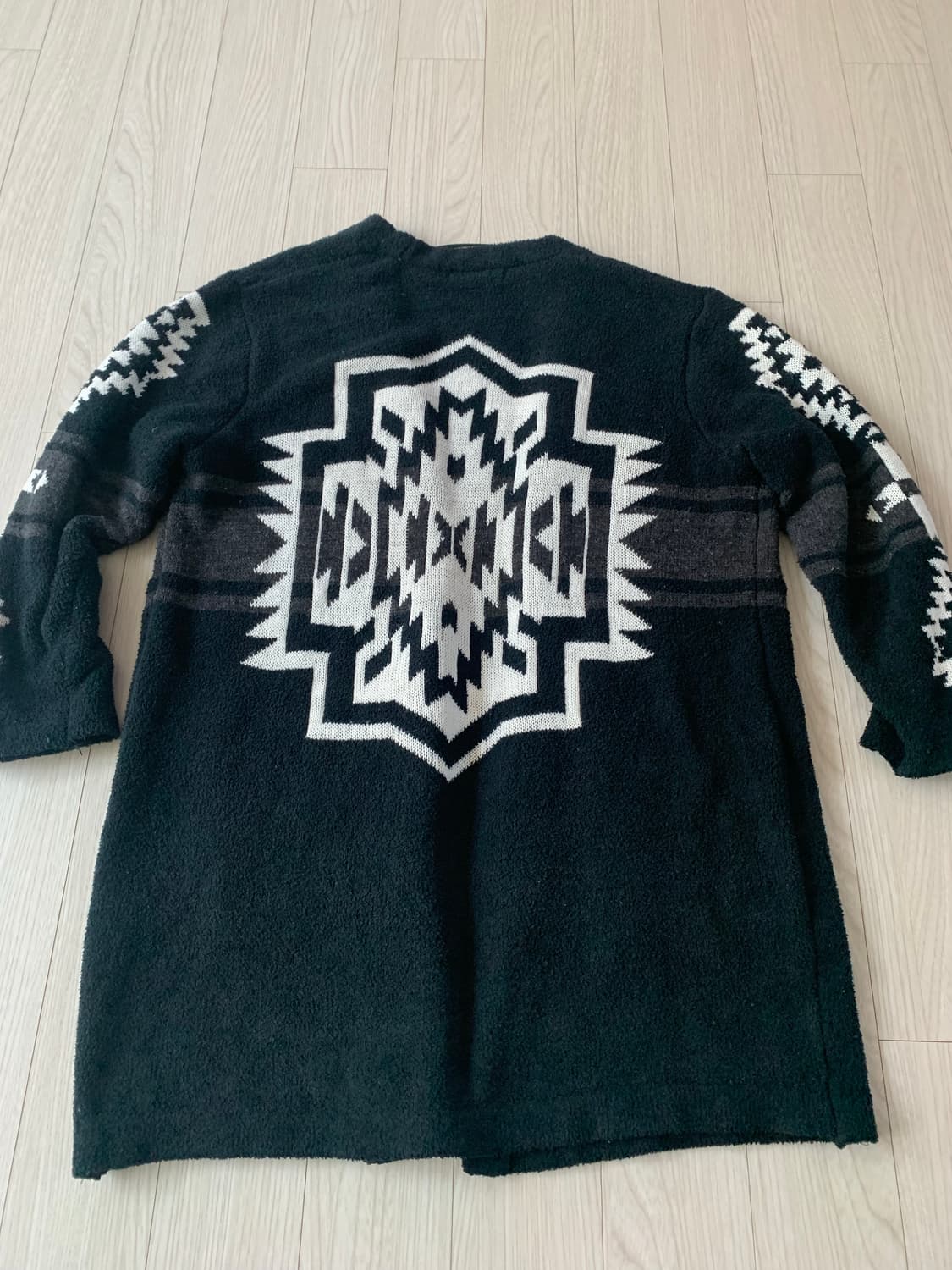 SUR EYE 패턴 니트 가디건 (일본빈티지) 상품이미지5