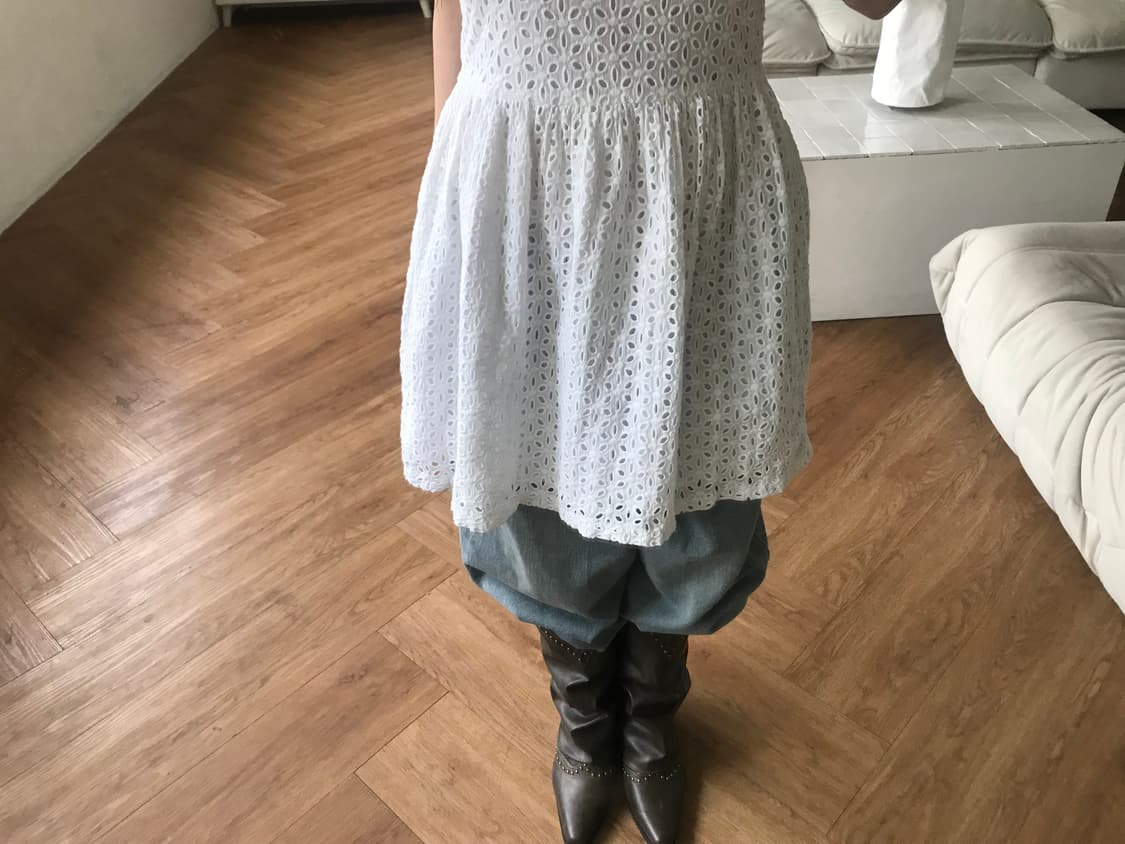 vintage eyelet one-piece 상품이미지3