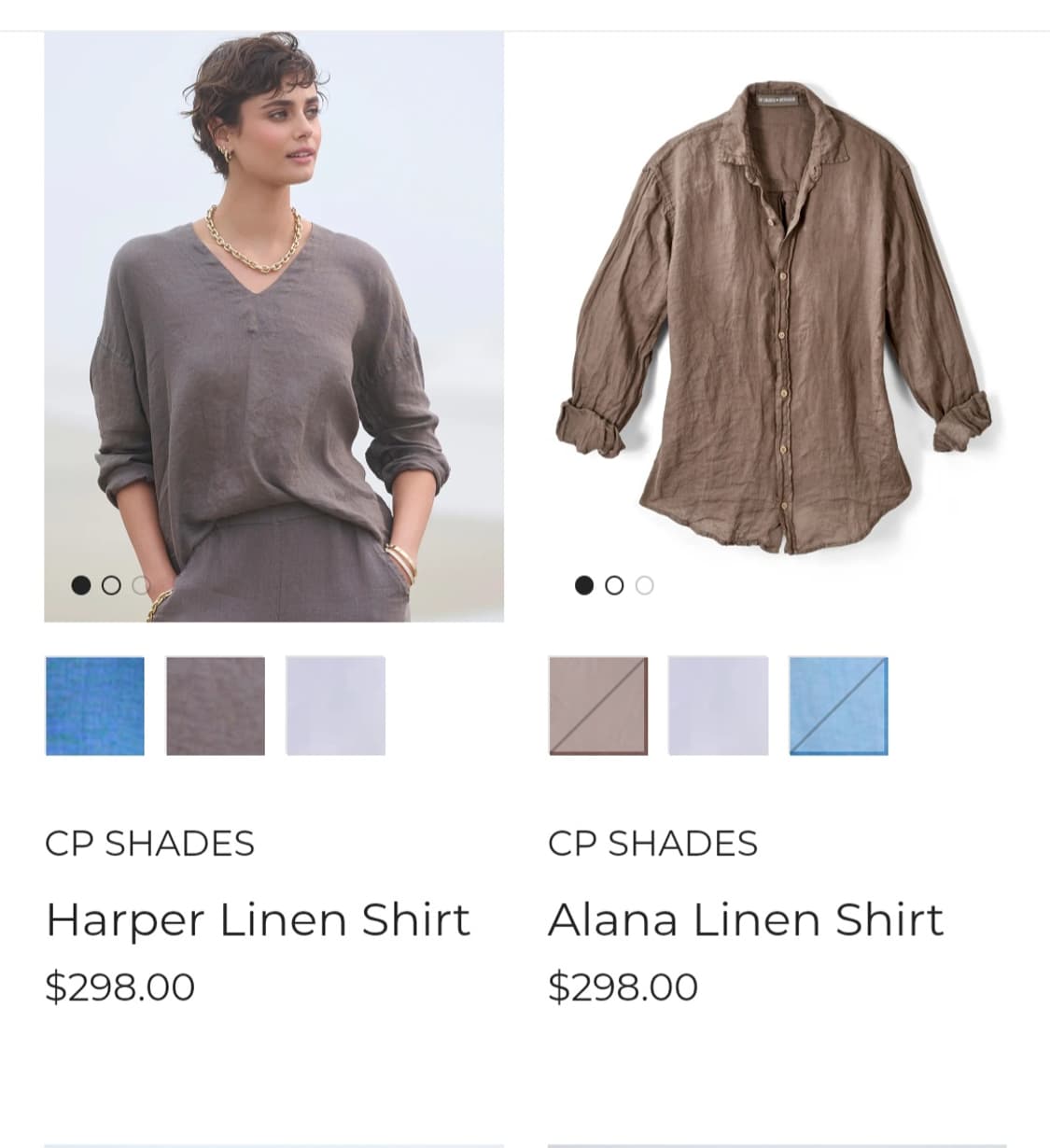 CP SHADES 100% 린넨 셔츠 (레이빔즈) 상품이미지10