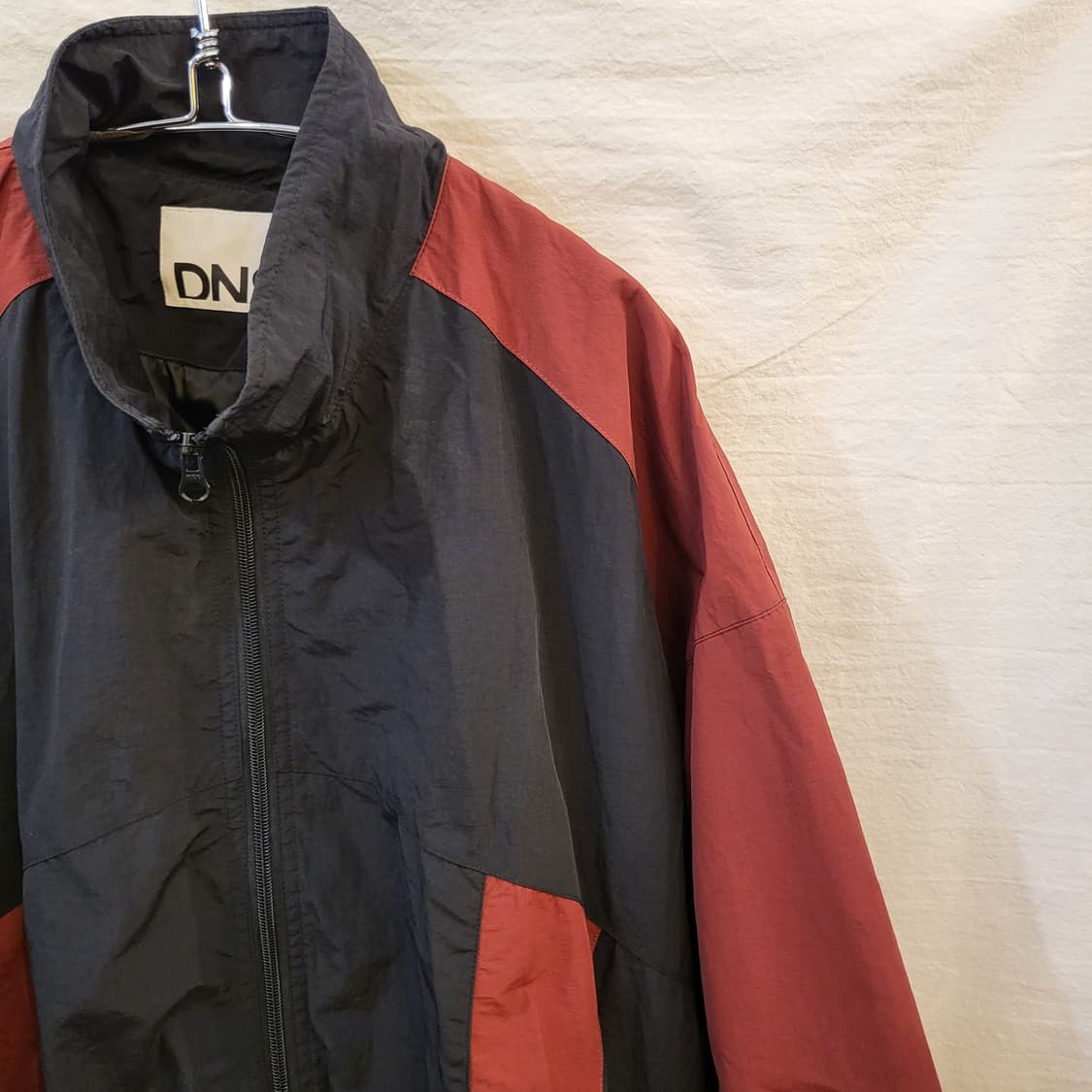 DNSR 블랙/레드 바람막이 트랙 집업자켓 상품이미지4