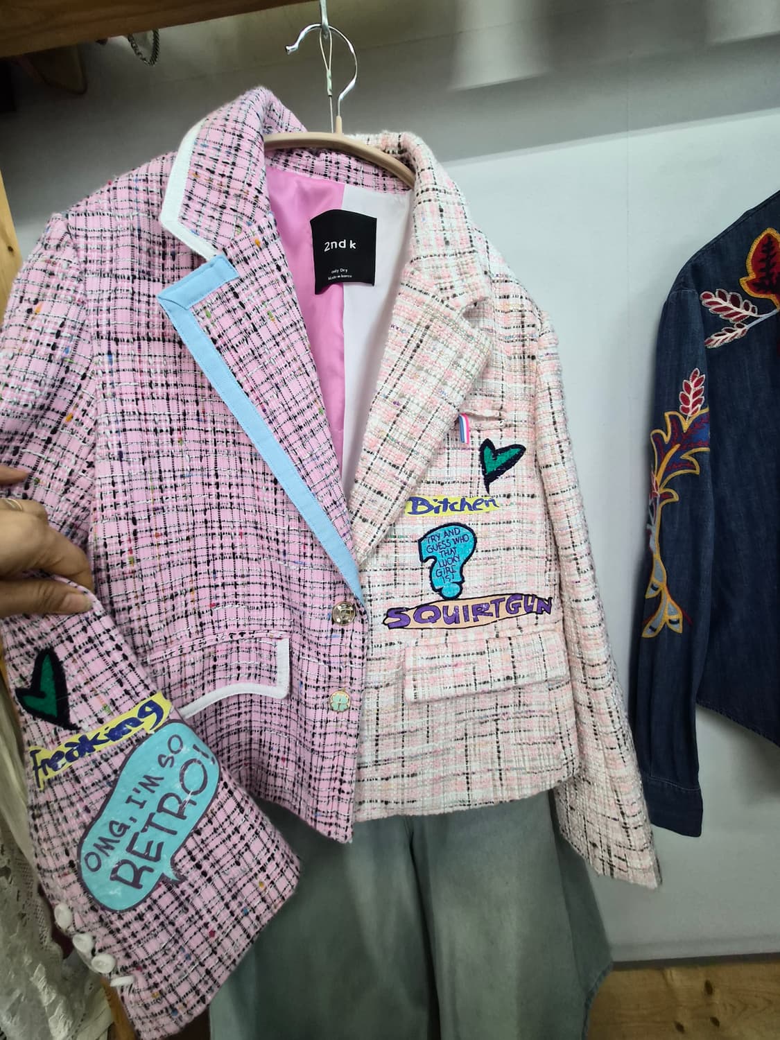 2nd k 언발 트위드자켓 상품이미지8