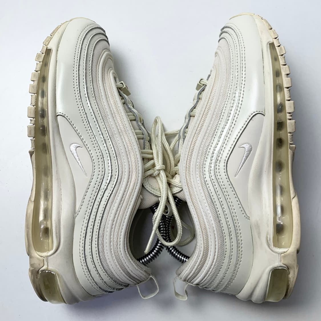 [250/정품] NIKE 나이키 에어맥스97 페일 아이보리 운동화신발 상품이미지3