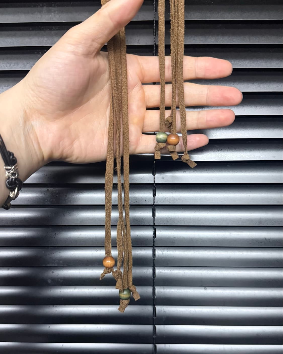 LitmusJeans 골반 웨스턴 카멜 레더 에스닉 콘쵸 가죽벨트 인디언 상품이미지6