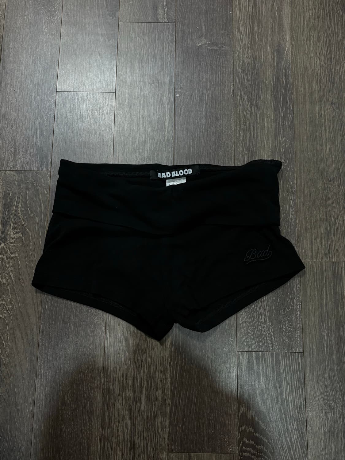 배드블러드 마이크로 쇼츠 블랙 S사이즈 상품이미지1