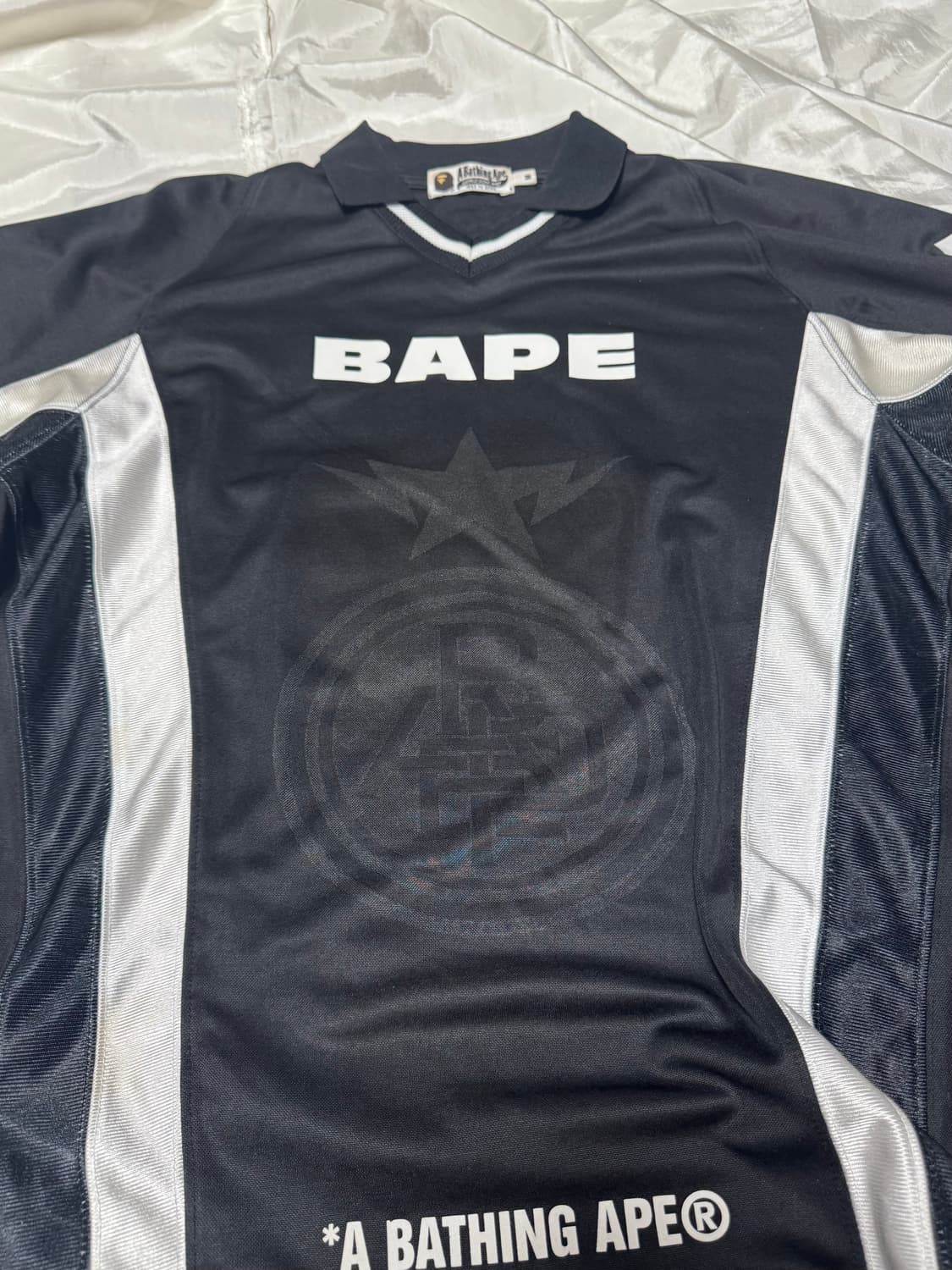 BAPE Multi Logo Relaxed Fit Soccer Jerse 상품이미지2
