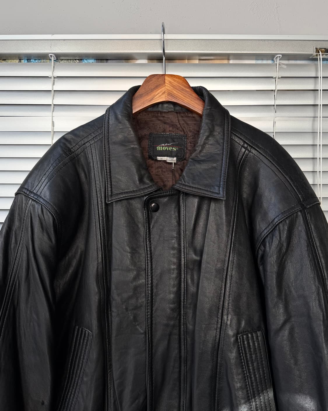 NEW MOVES lambskin bomber jacket 상품이미지2