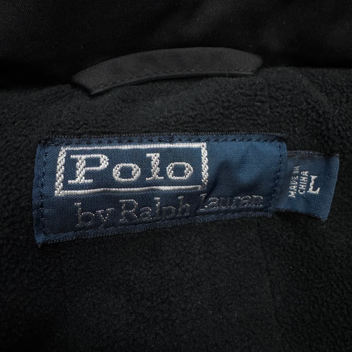 폴로 포니 폴리쉘 페리 점퍼 자켓 블랙 상품이미지5