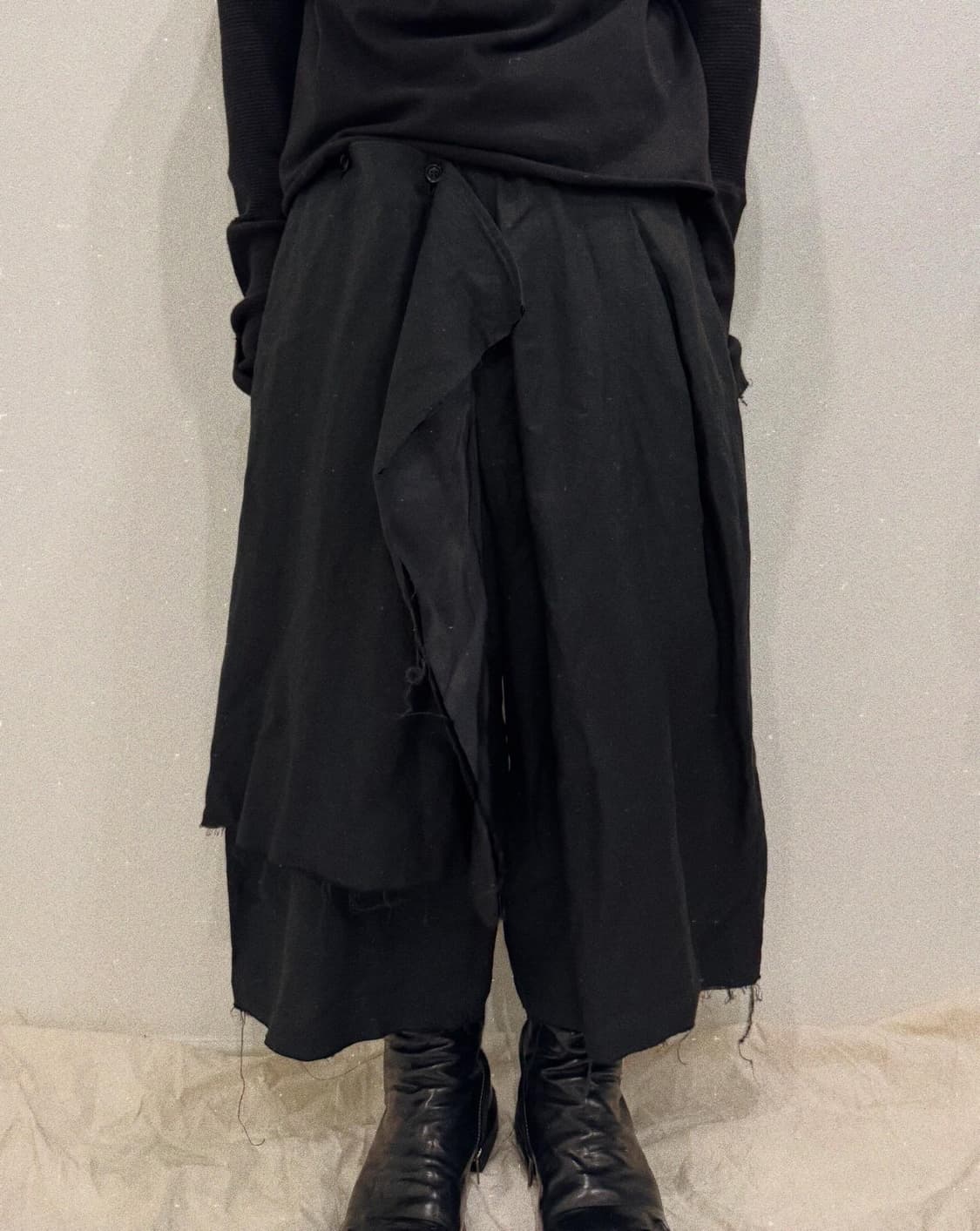 요지야마모토 패널 레이어드 하카마 팬츠 상품이미지1