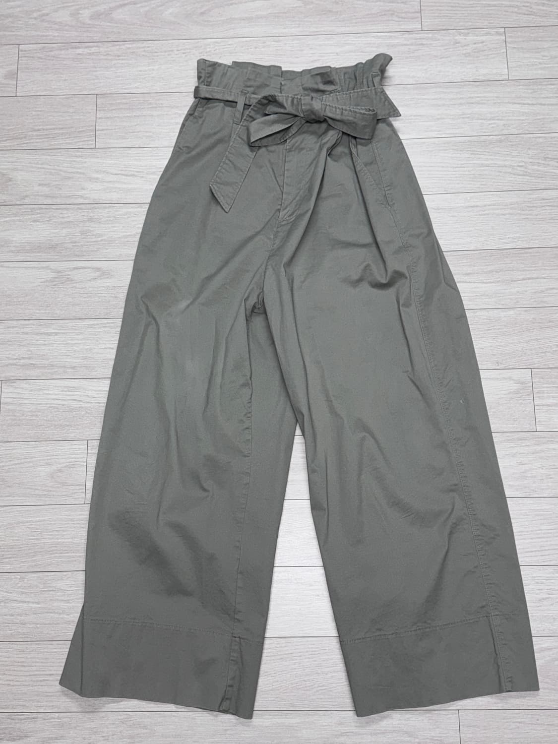 H&M 와이드 면 팬츠 상품이미지1