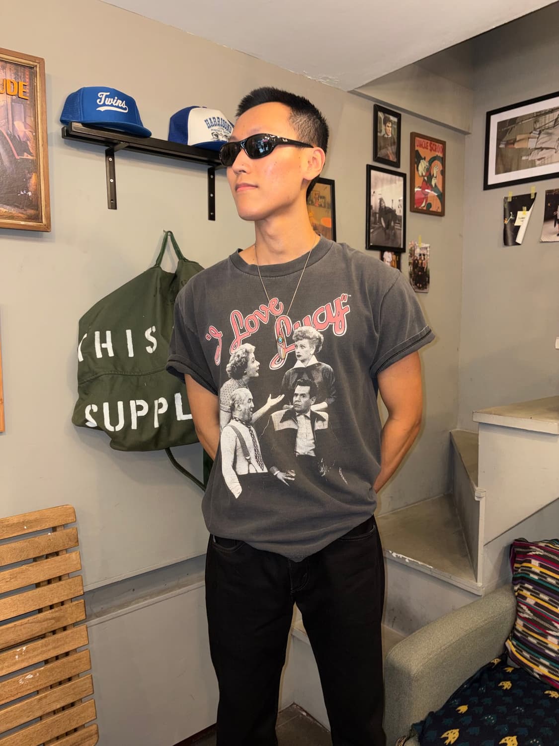 90‘s I Love Lucy rerun promo print T 상품이미지2