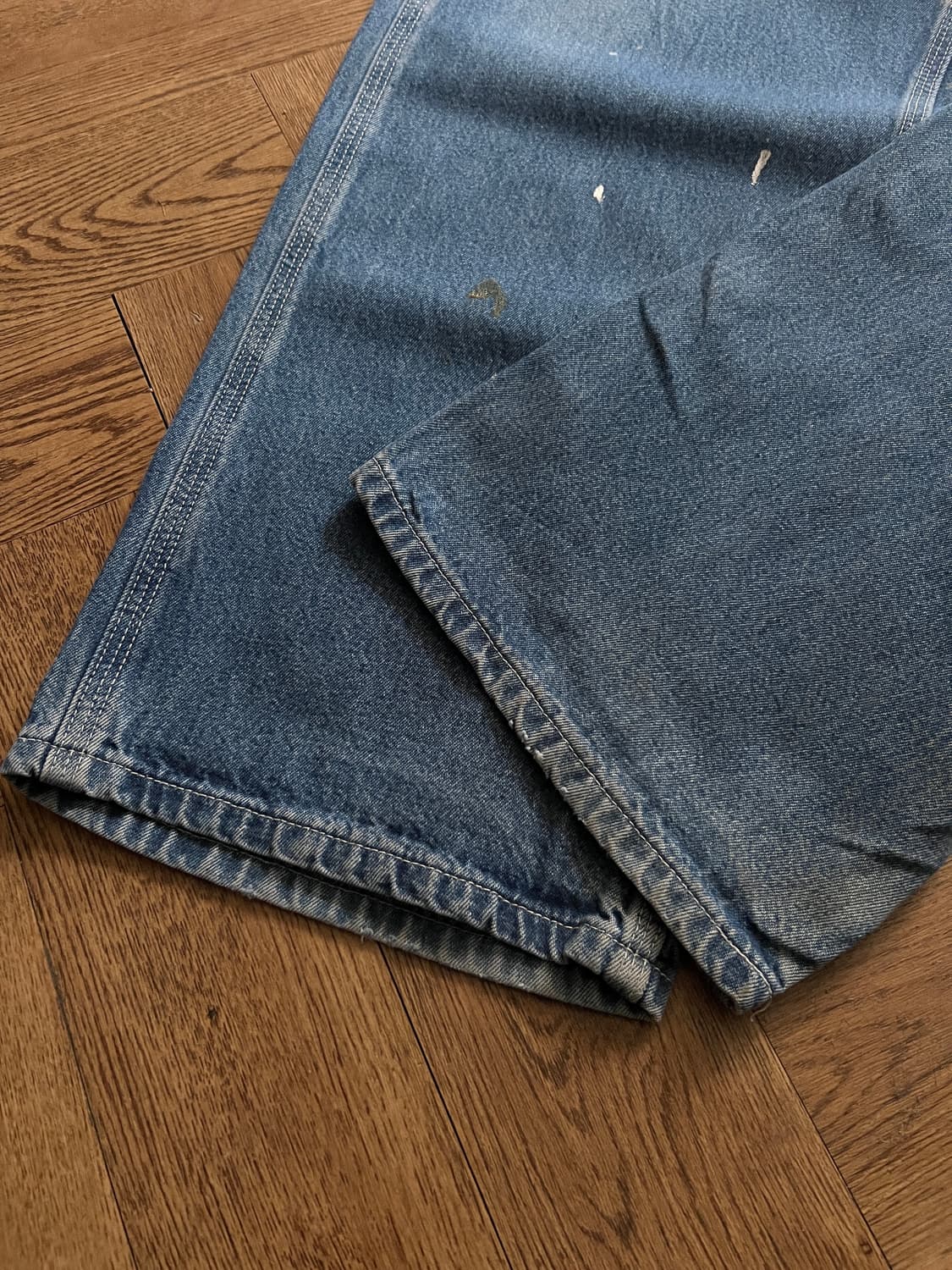 [38]칼하트 USA 빈티지 페인팅 키펜터 워크 데님 팬츠 상품이미지6