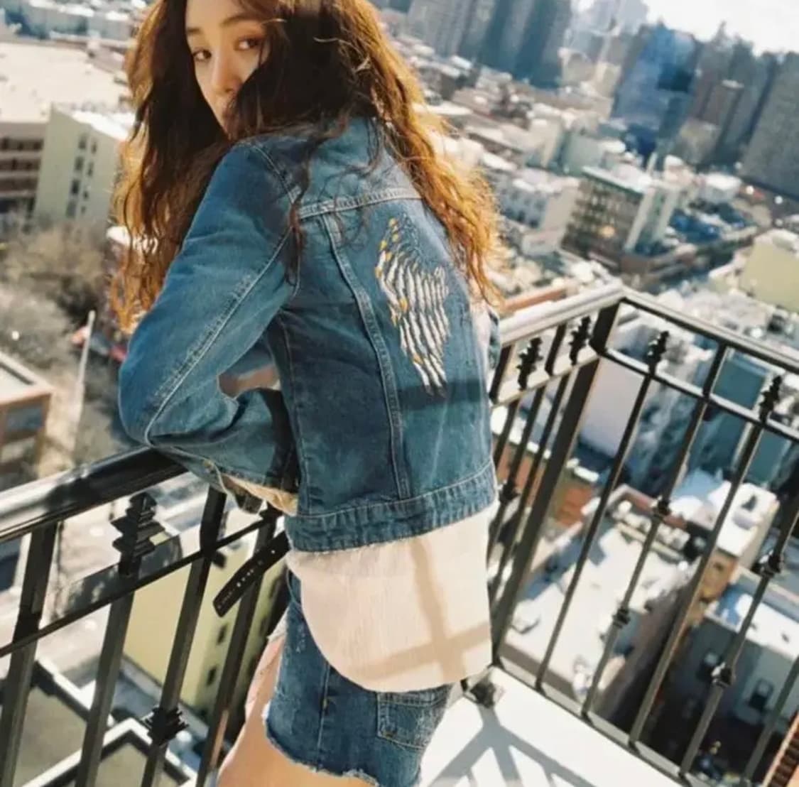 쟈딕앤볼테르 스켈레톤 데님 자켓 (S) 상품이미지10