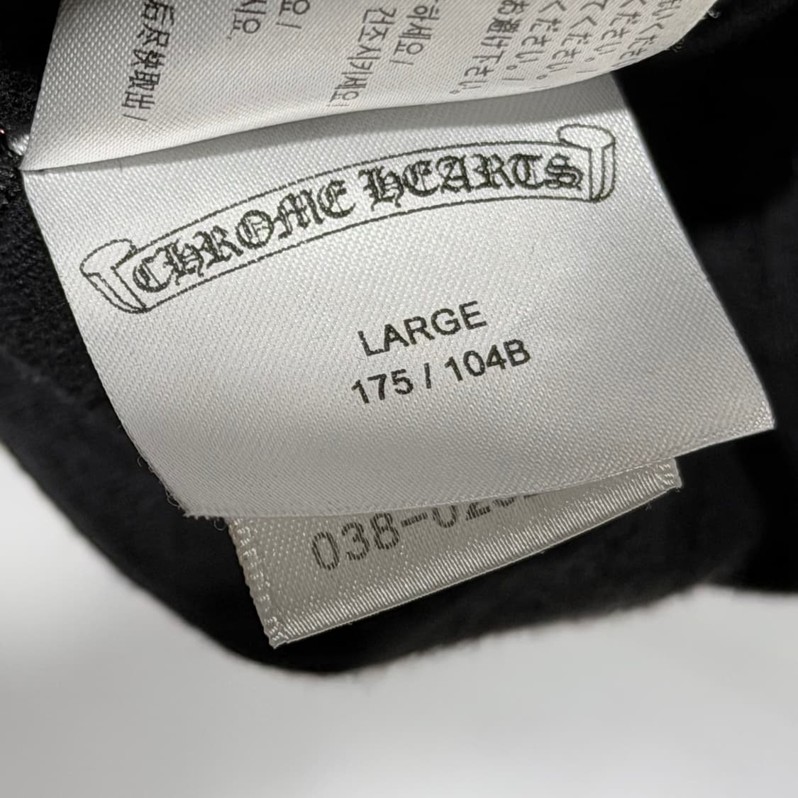 (A/L) / 크롬하츠 홀스슈 플로랄 롱슬리브 긴팔 티셔츠 블랙 상품이미지9