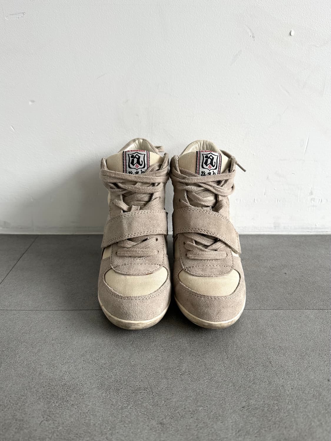 Ash 스웨이드 웨지 스니커즈 베이지 상품이미지2