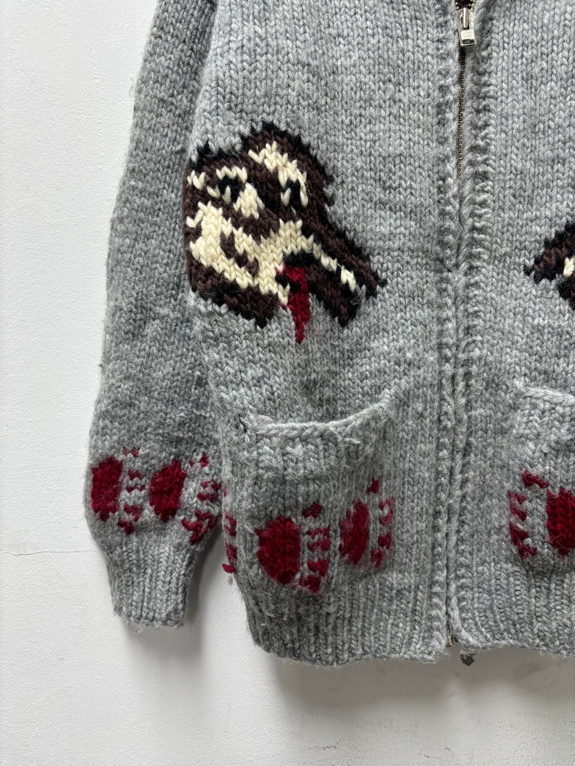 “Vintage” Handmade Grey Cowichan 상품이미지6