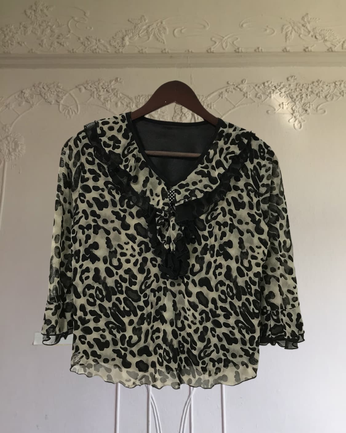 vintage pattern mash top 상품이미지6