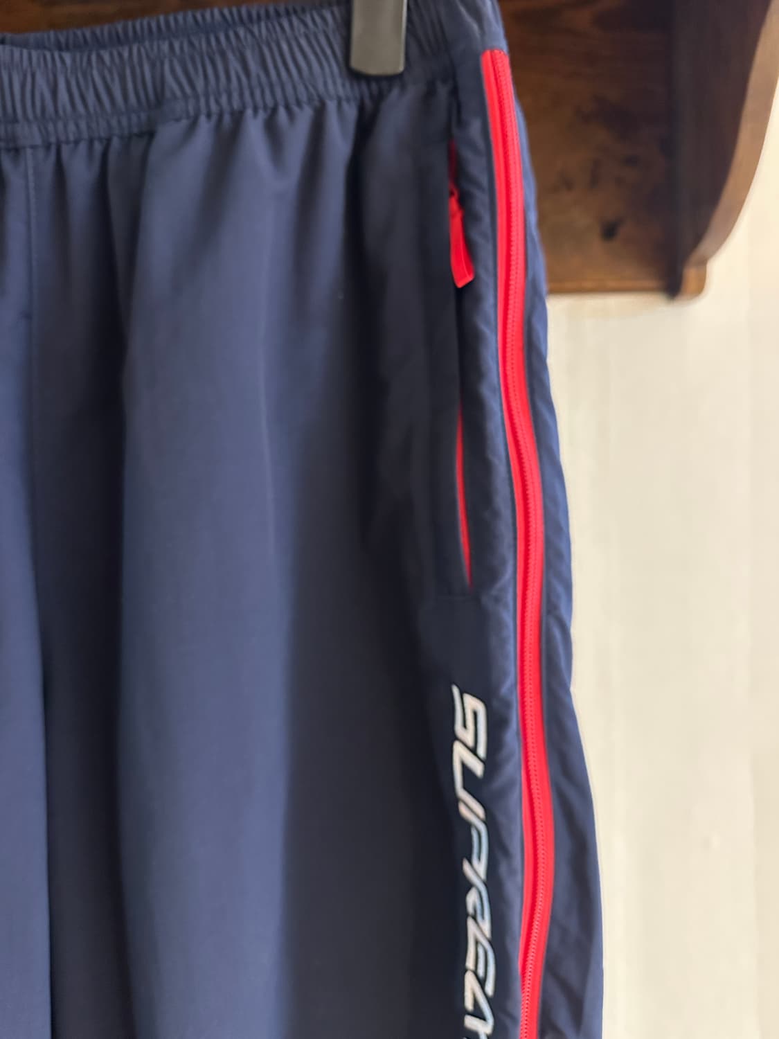 25ss Supreme contrast zip 웜업팬츠 (M) 상품이미지4