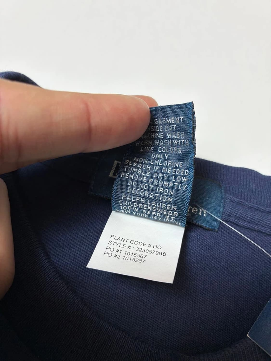 폴로 랄프로렌 00's Y2K 프린팅 롱 슬리브 PN8510 상품이미지8